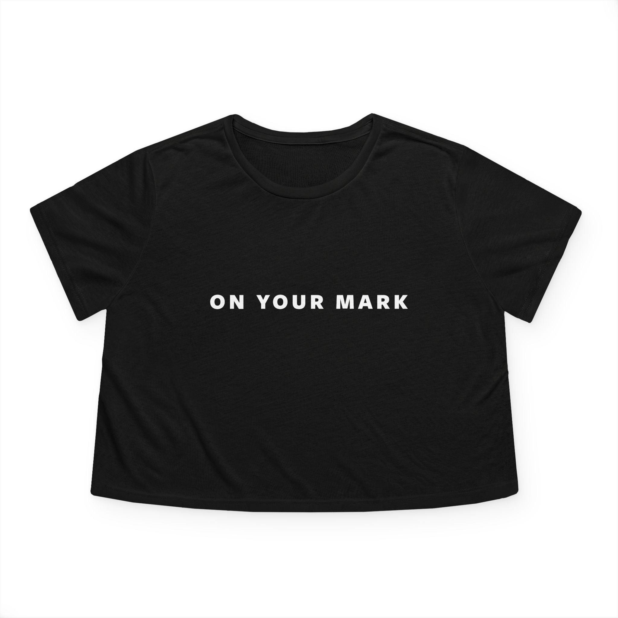 On Your Mark Cropped Tee