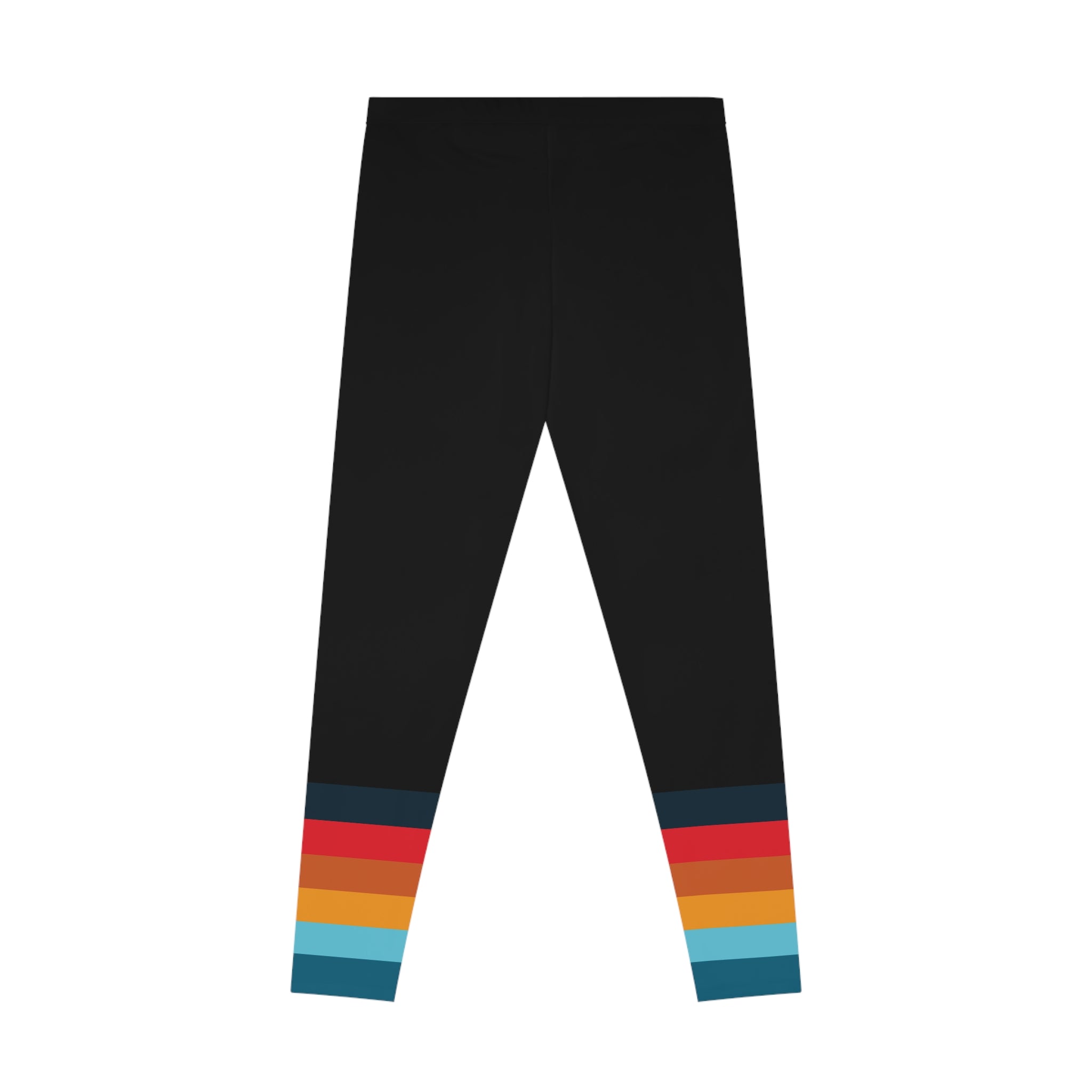 825 Color Stripe Stretchy Leggings