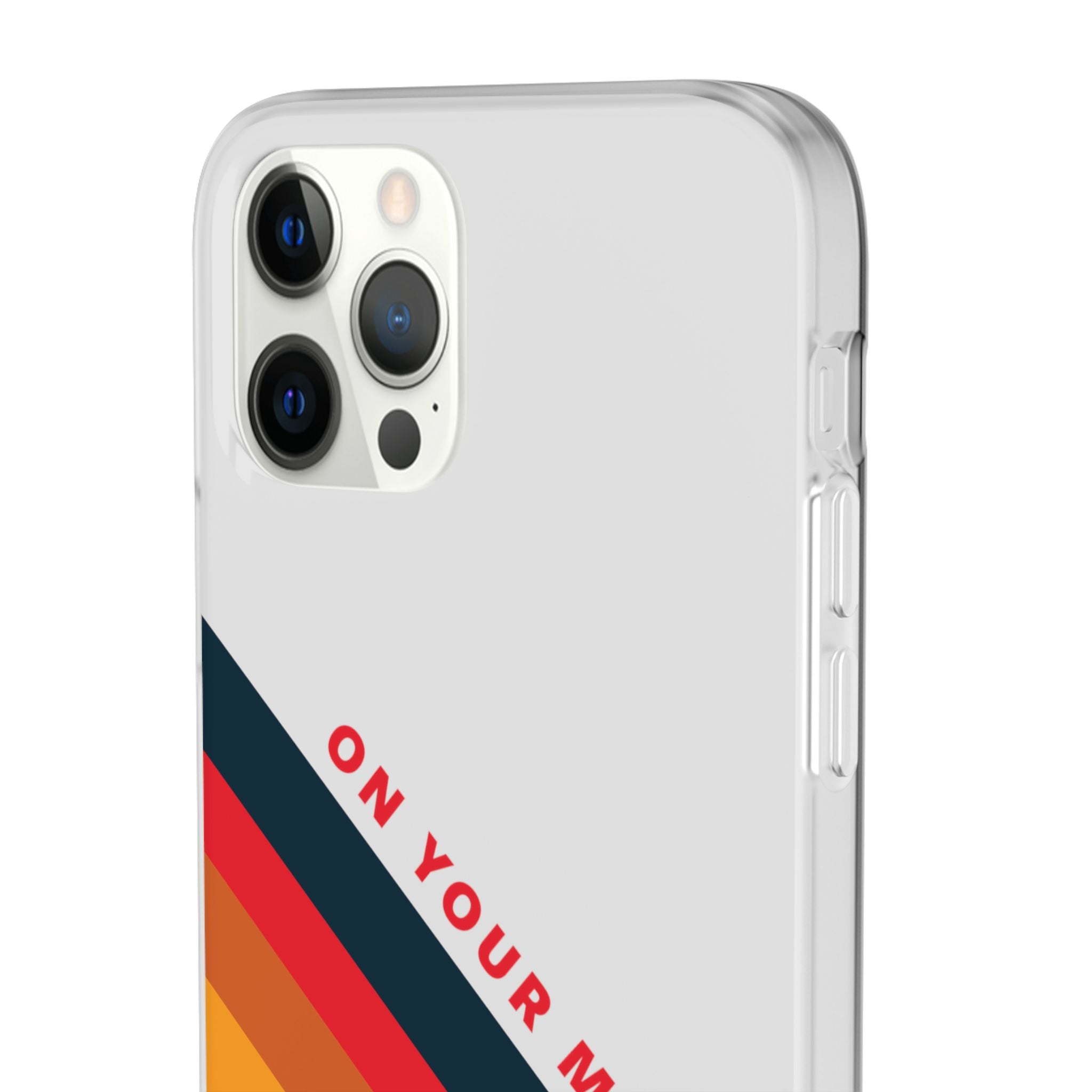 825 - On Your Mark Color Stripe Phone Case - iPhone and Samsung Galaxy