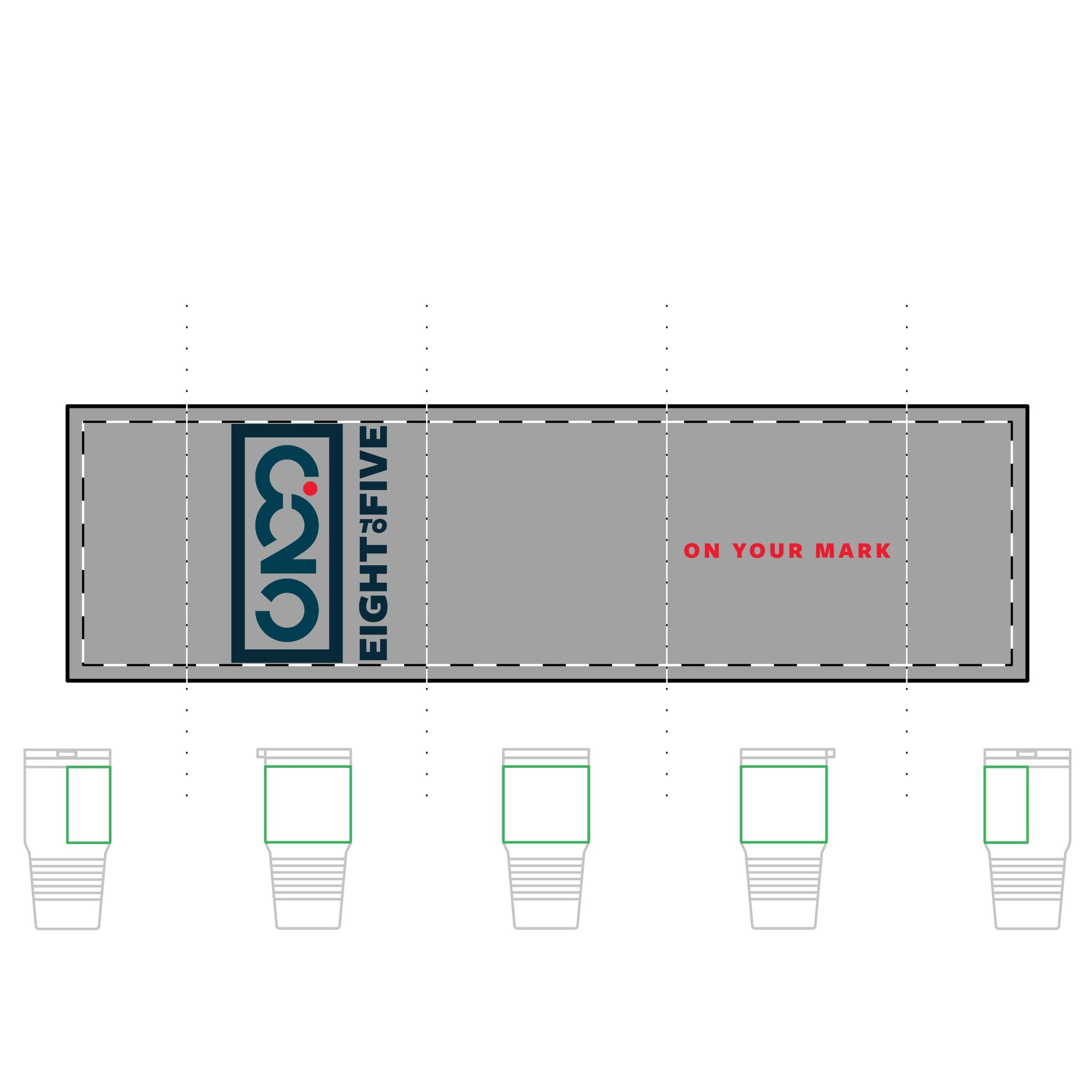 825 Color Logo Insulated Tumbler - 30oz