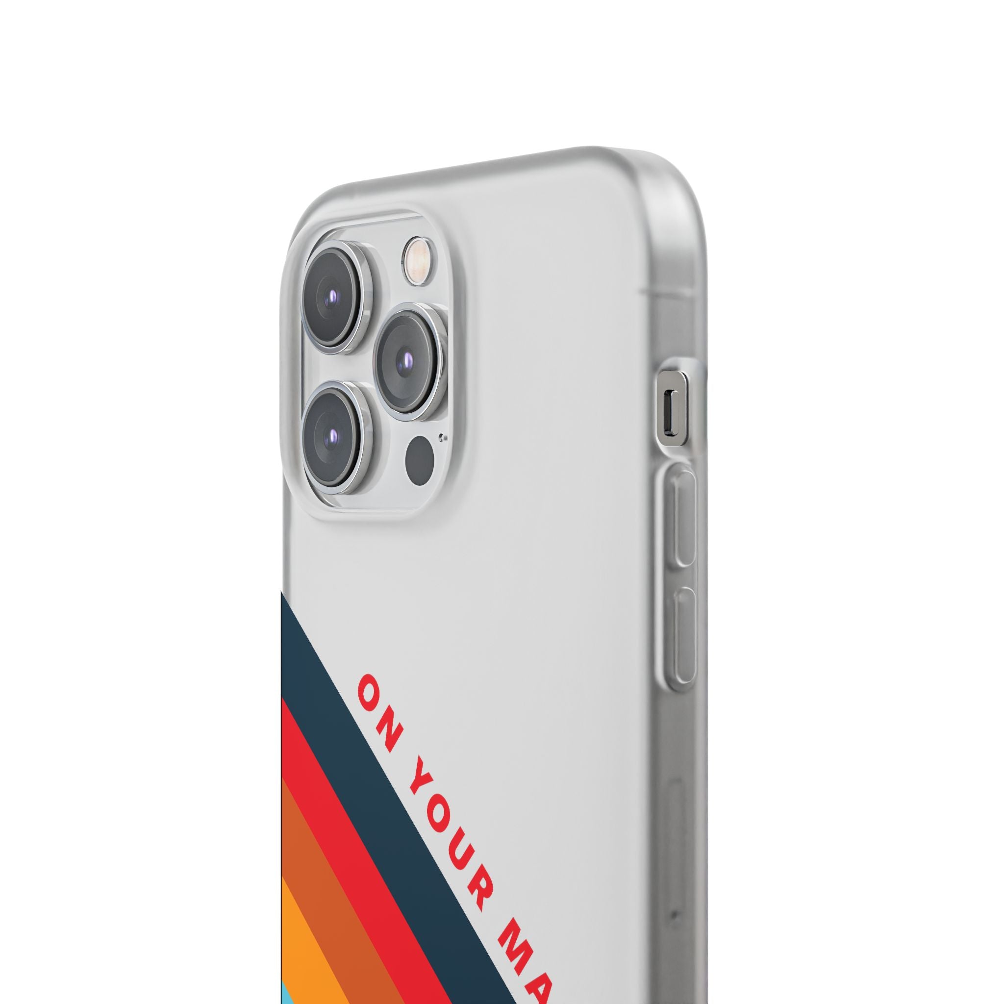 825 - On Your Mark Color Stripe Phone Case - iPhone and Samsung Galaxy