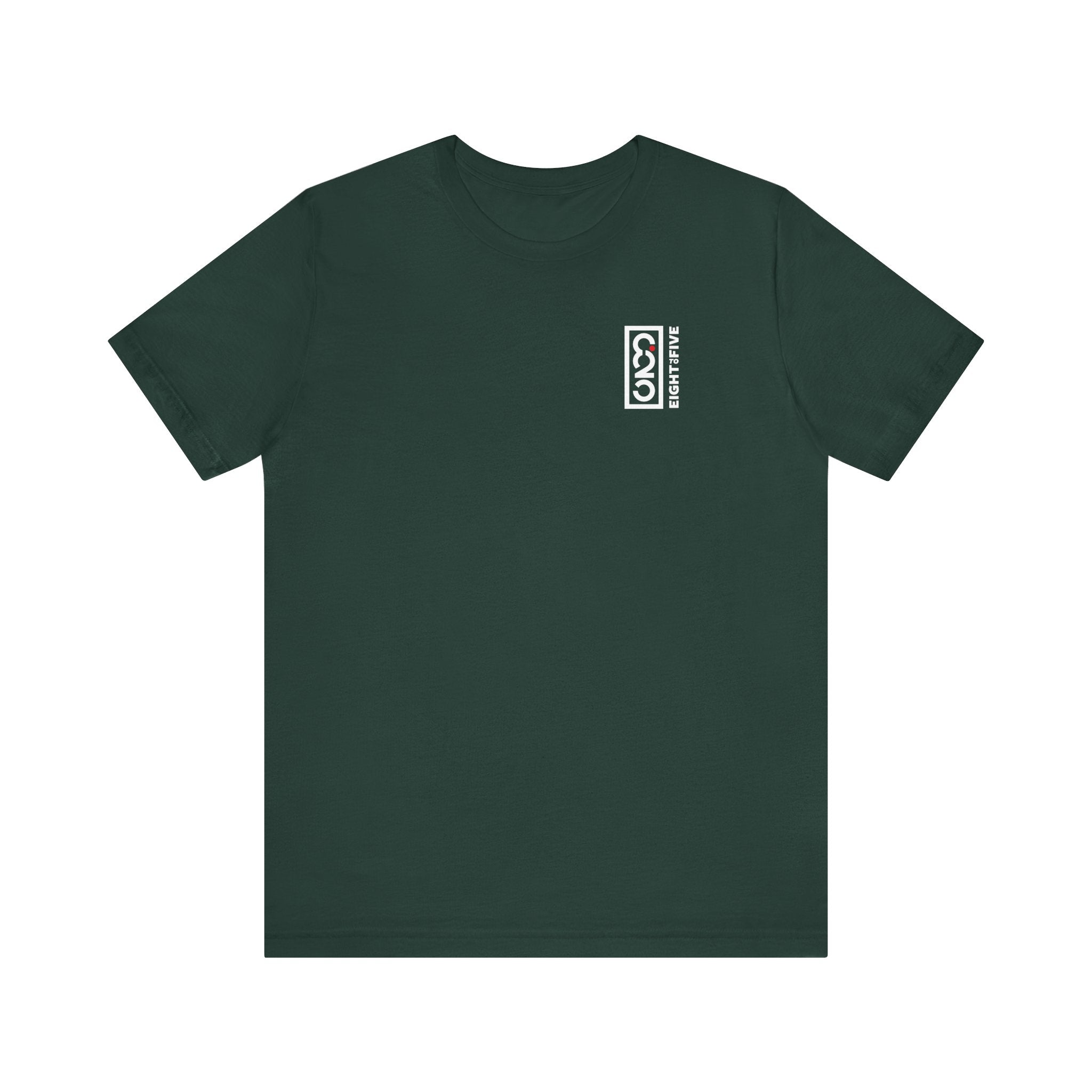 825 White Logo Red Dot Basic Tee Unisex