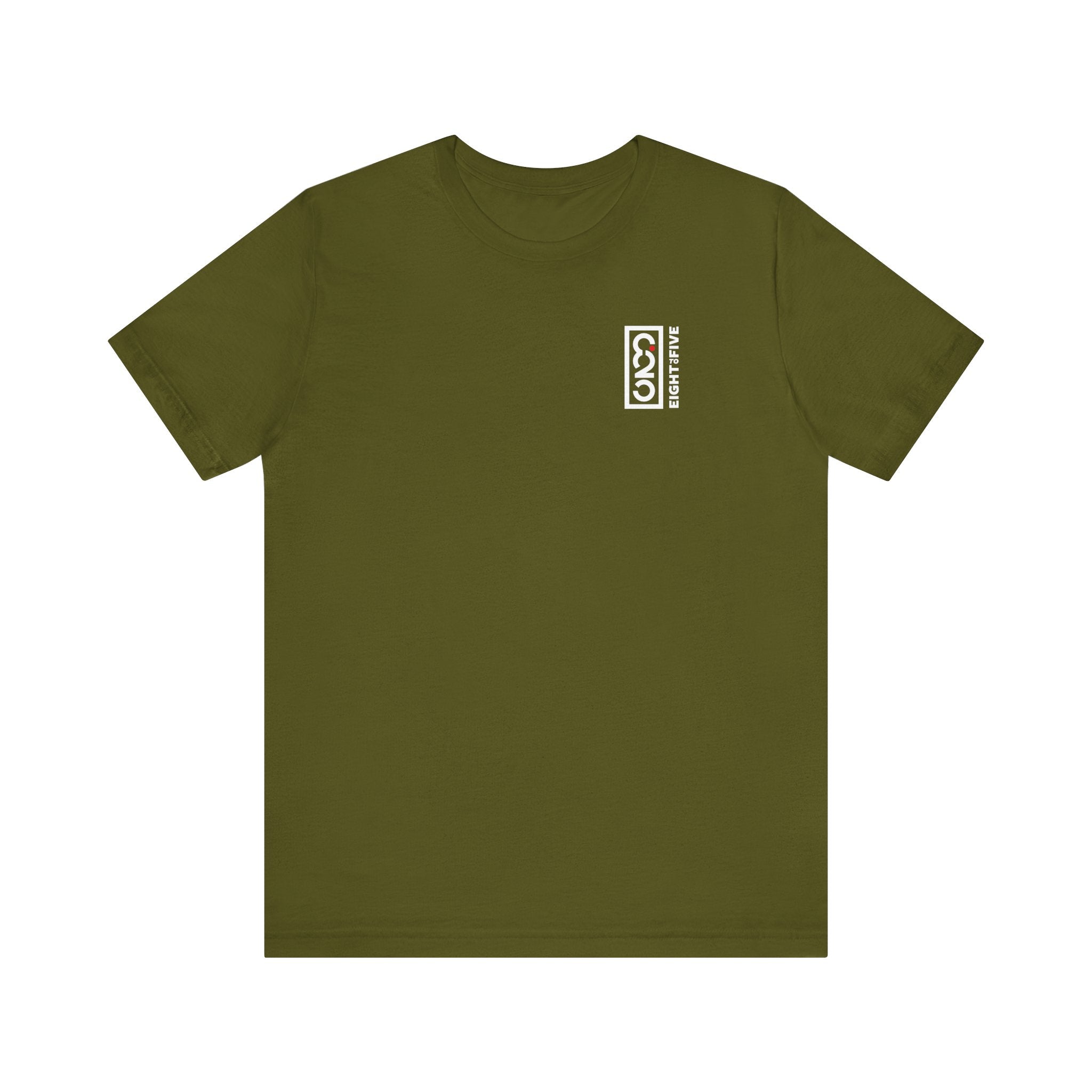 825 White Logo Red Dot Basic Tee Unisex