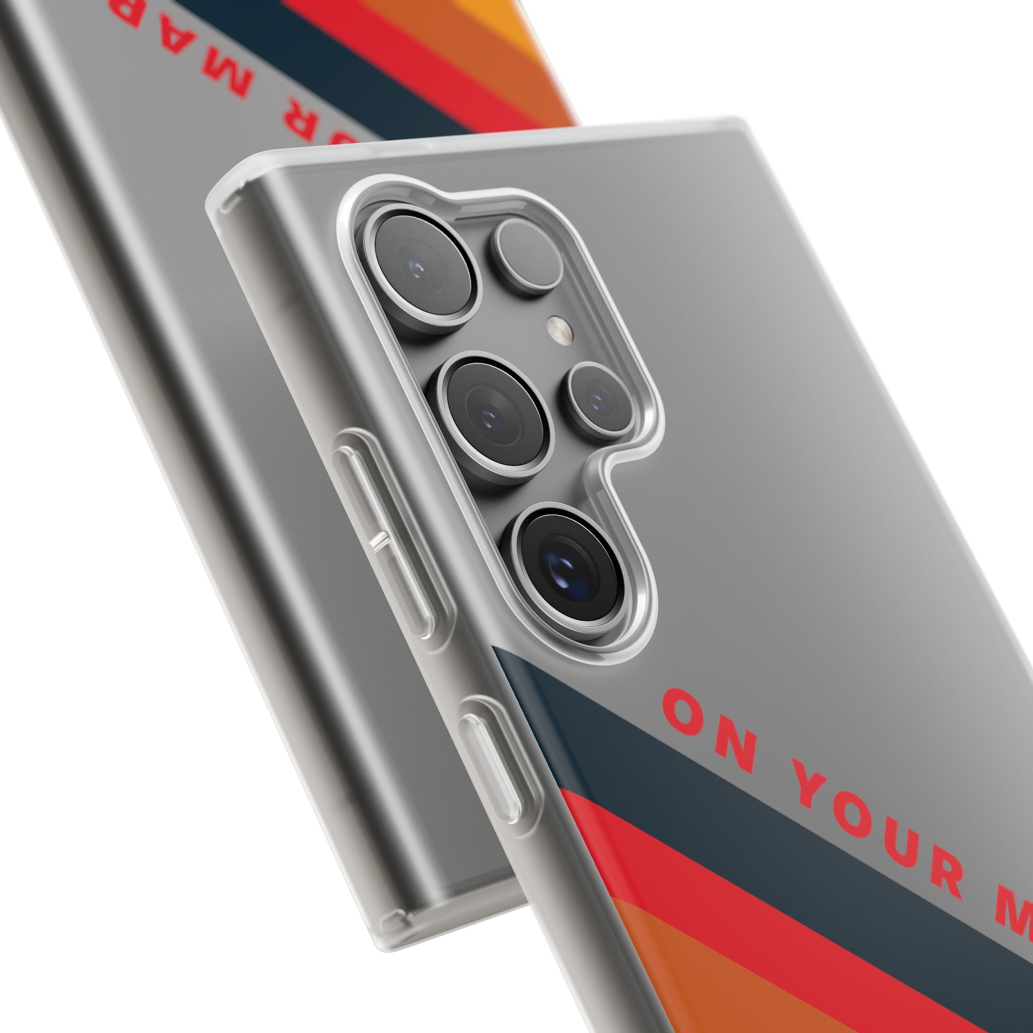 825 - On Your Mark Color Stripe Phone Case - iPhone and Samsung Galaxy