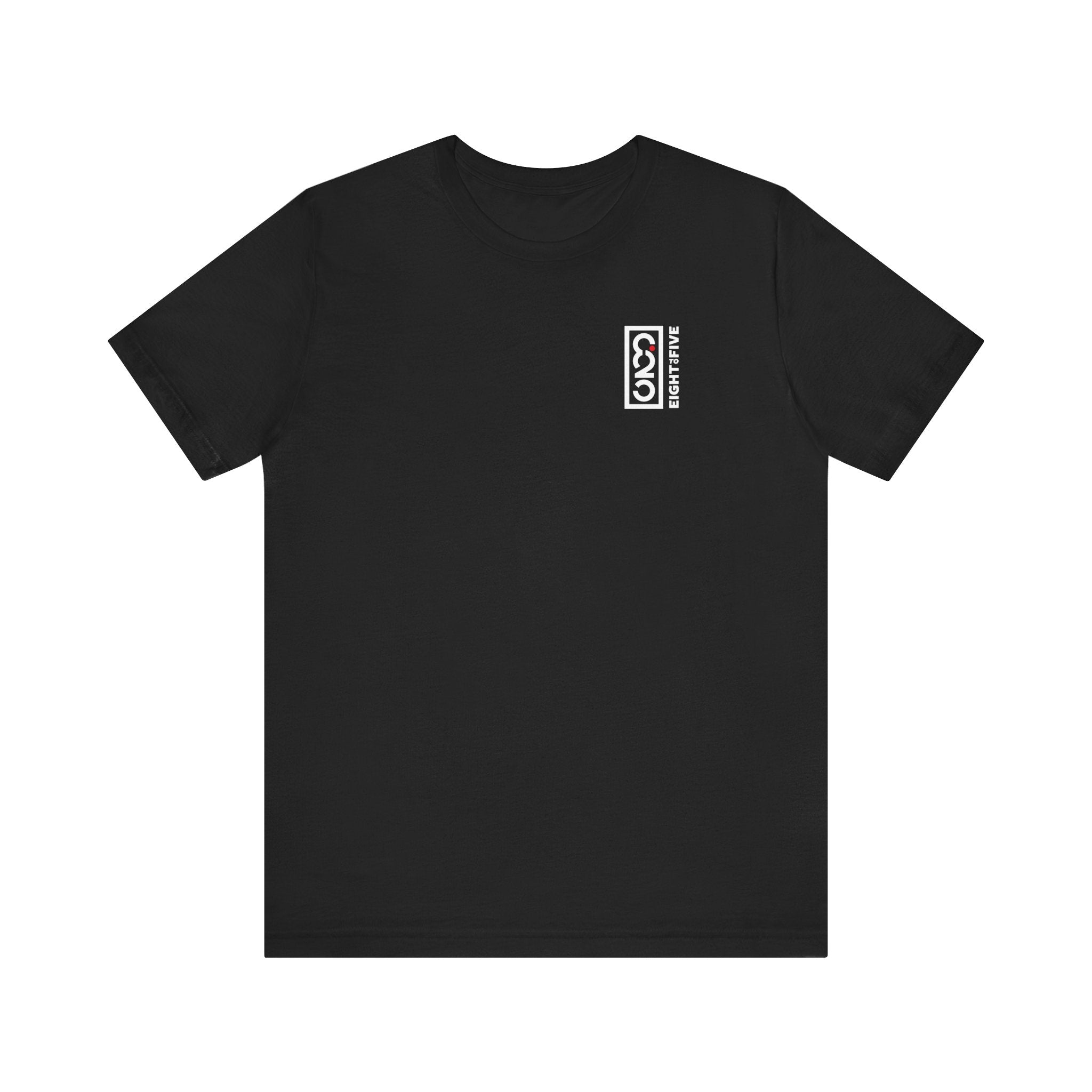 825 White Logo Red Dot Basic Tee Unisex