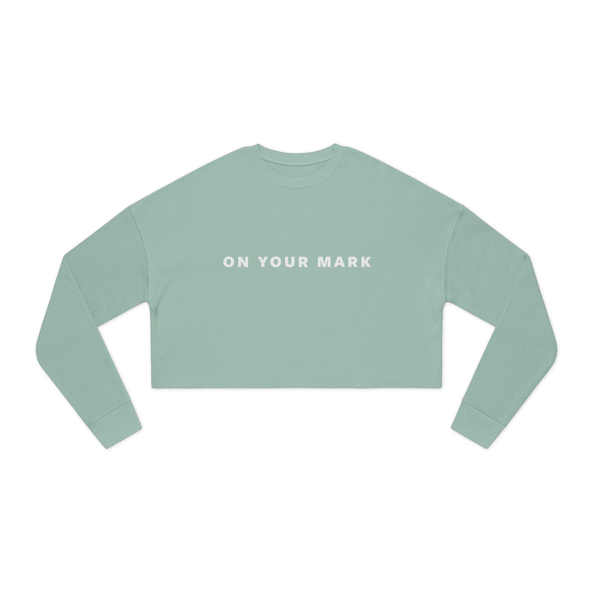 On Your Mark Cropped Sweatshirt