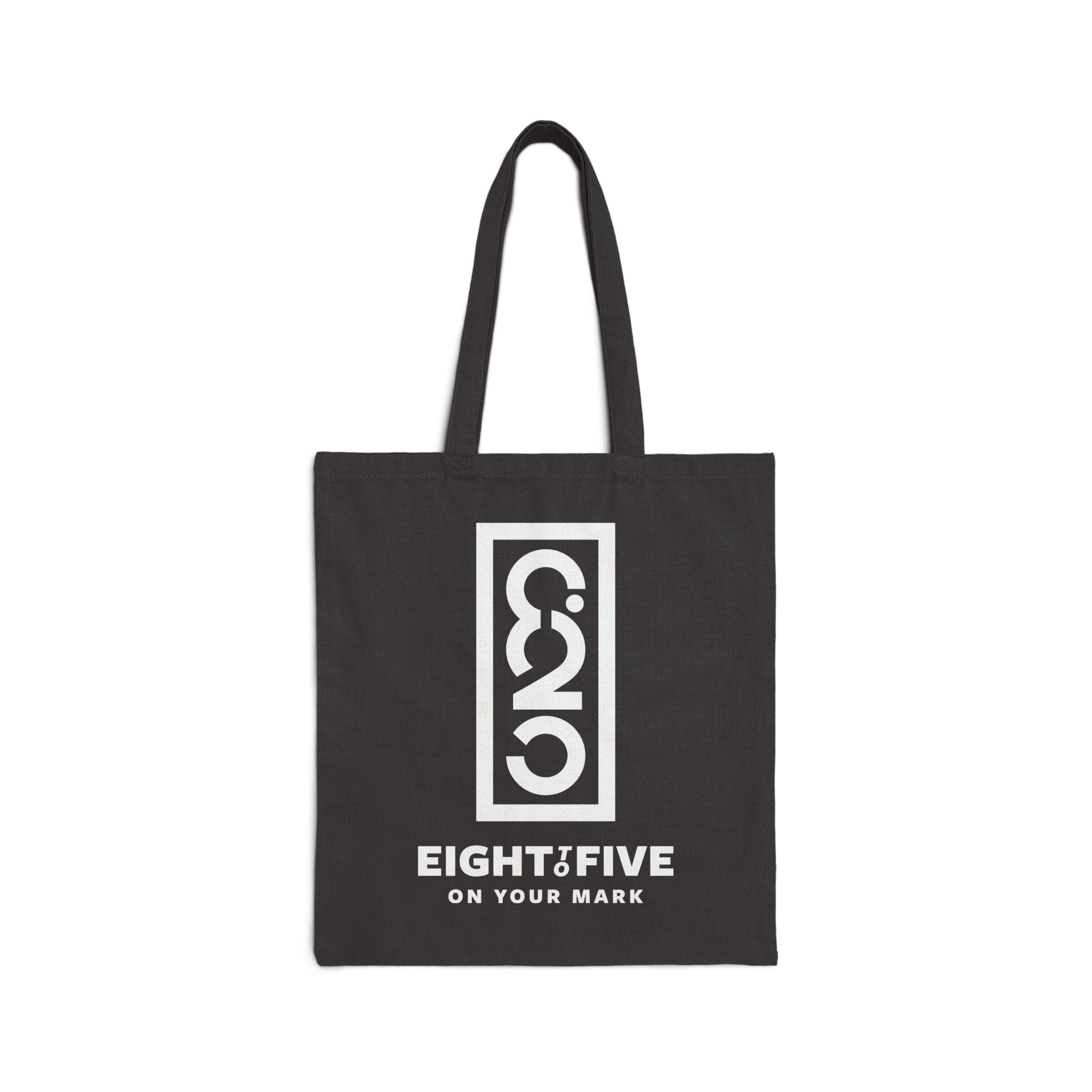 825 White Logo Canvas Tote Bag