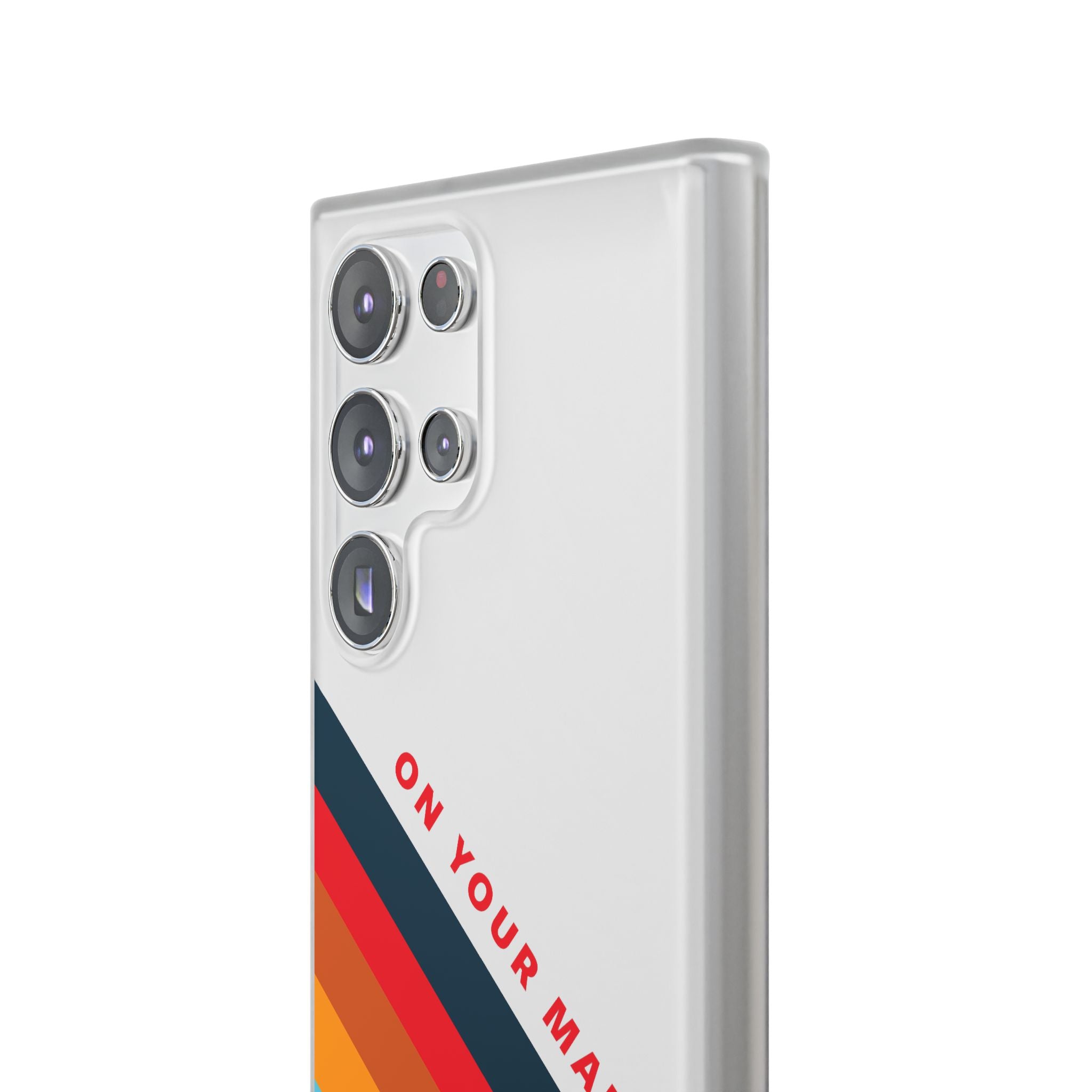 825 - On Your Mark Color Stripe Phone Case - iPhone and Samsung Galaxy