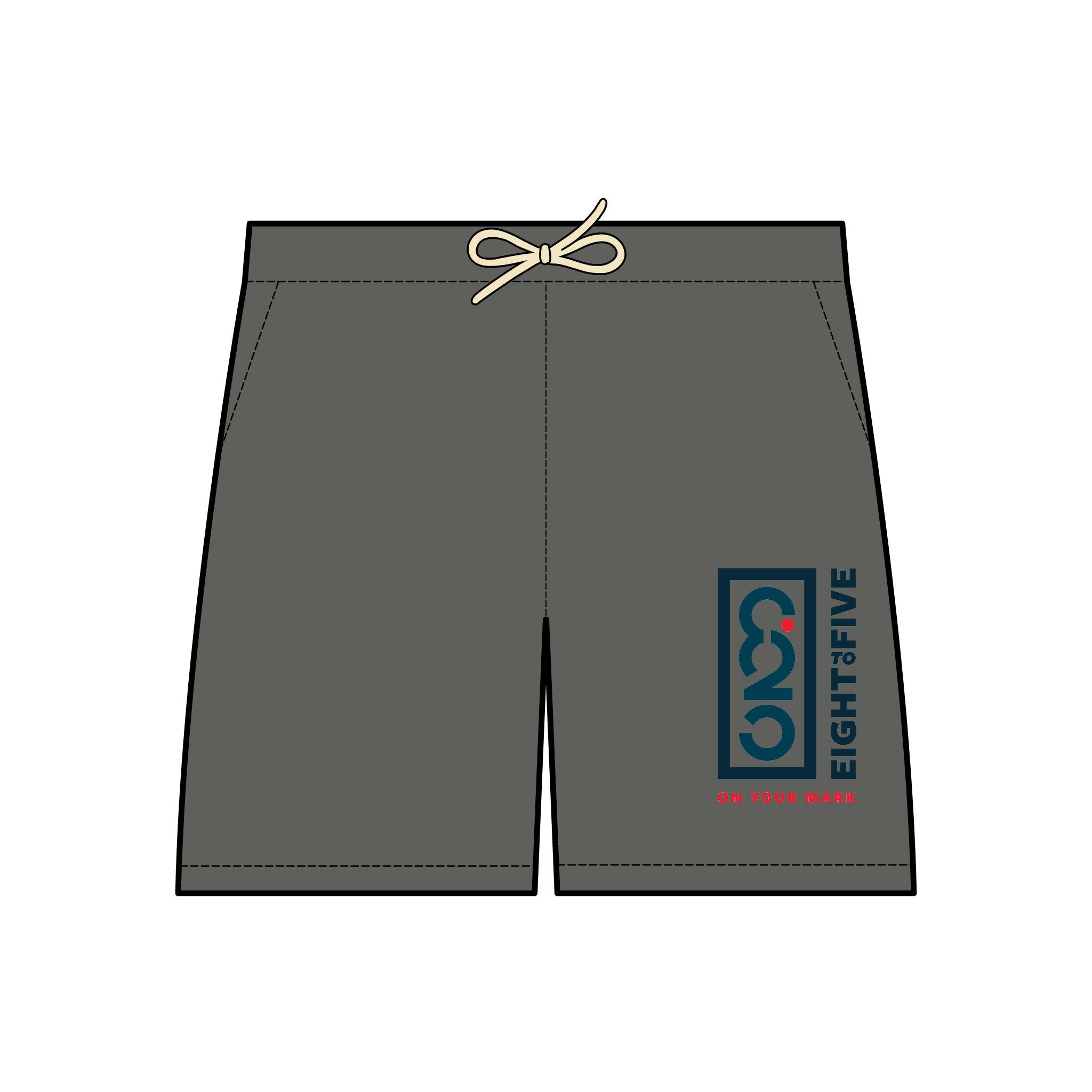 825 Color Logo Unisex Fleece Sweat Shorts