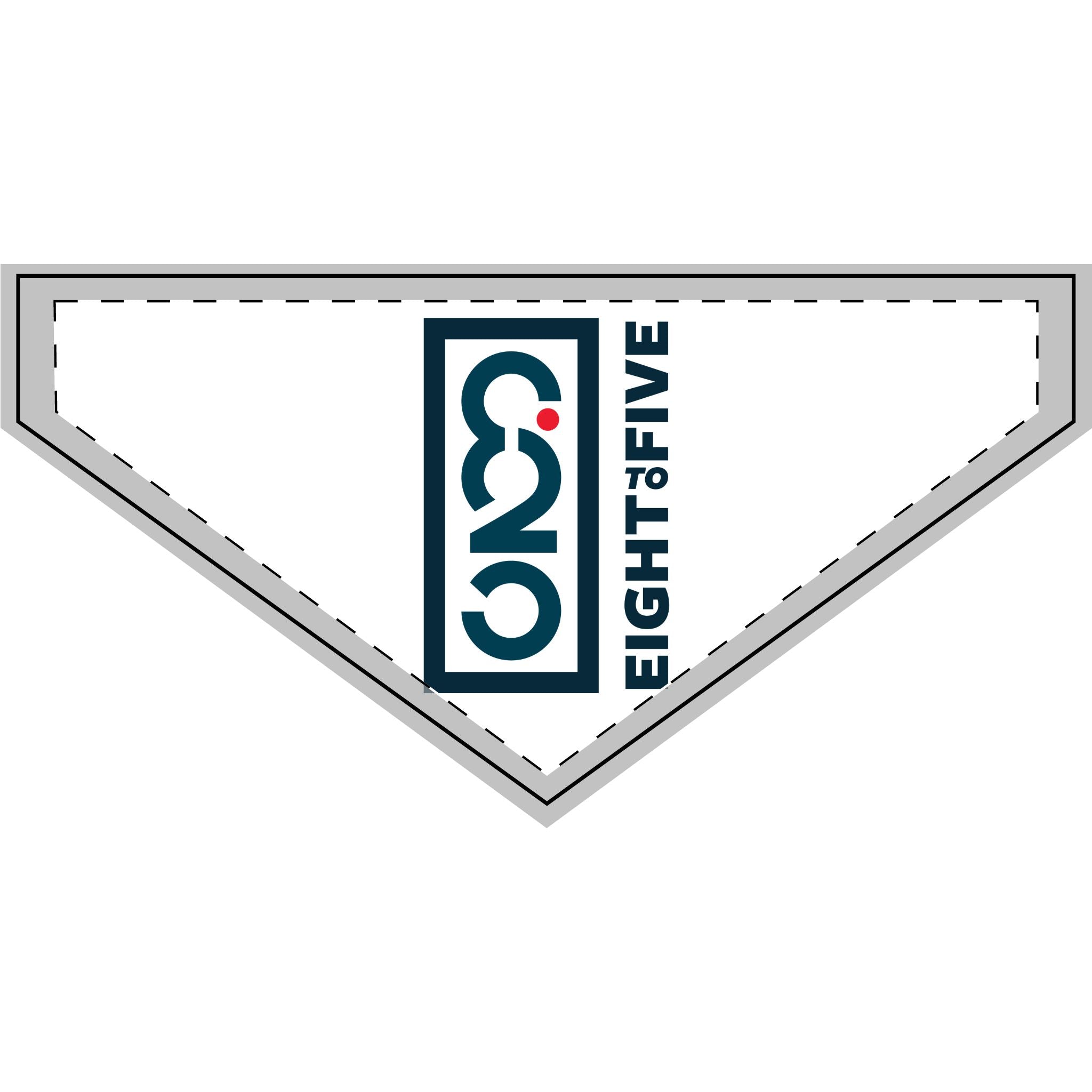 825 Color Logo Clip-on Pet Bandana