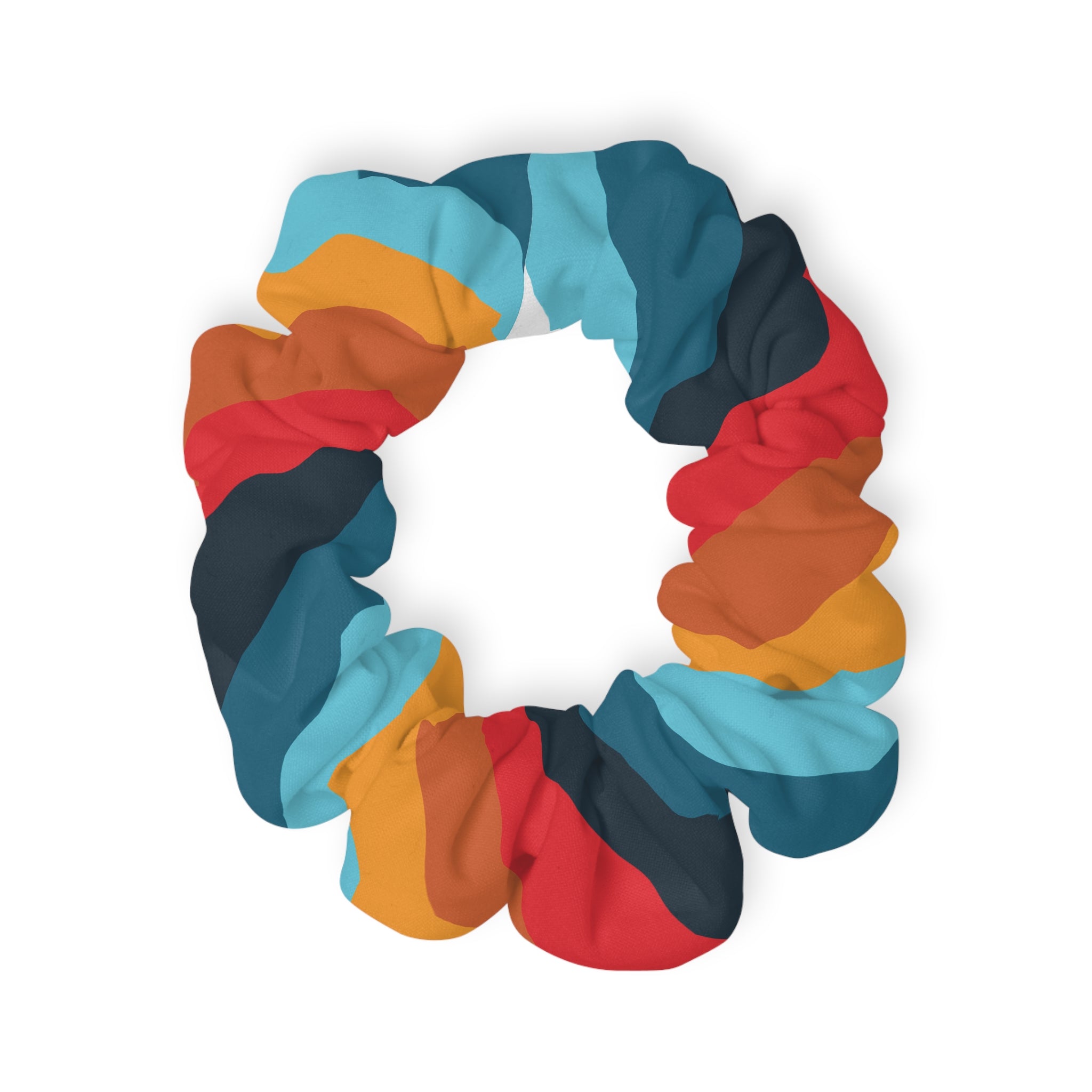 825 Color Stripe Scrunchie