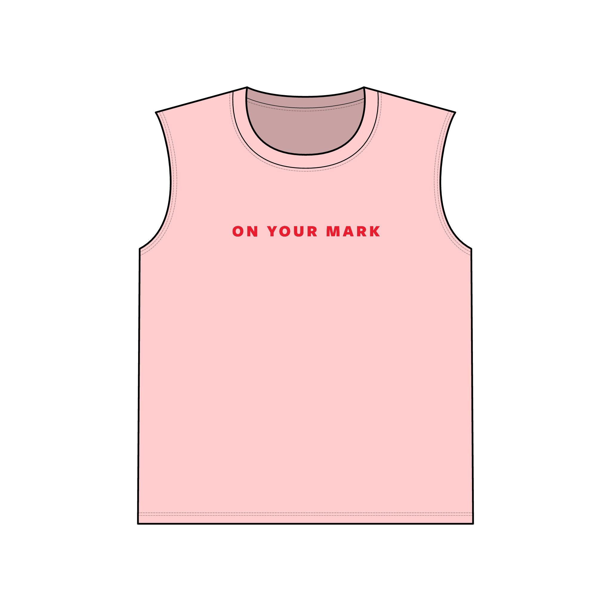 825 On Your Mark Unisex Muscle Tank Unisex