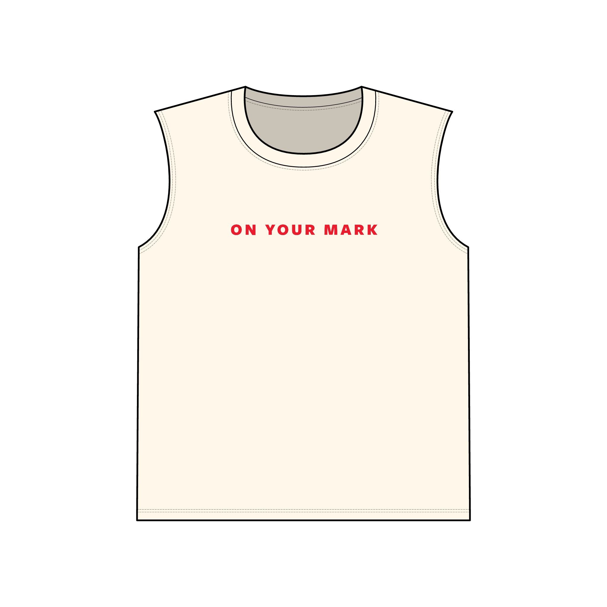 825 On Your Mark Unisex Muscle Tank Unisex