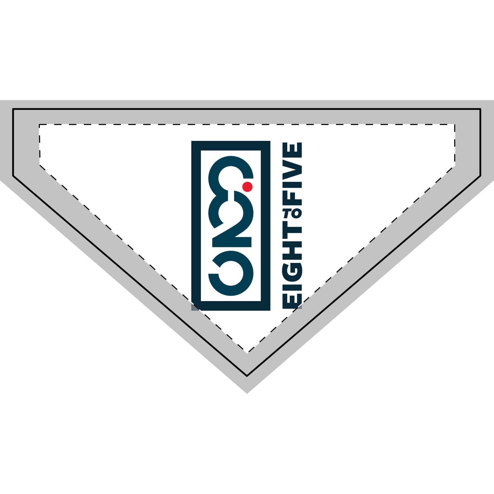 825 Color Logo Clip-on Pet Bandana