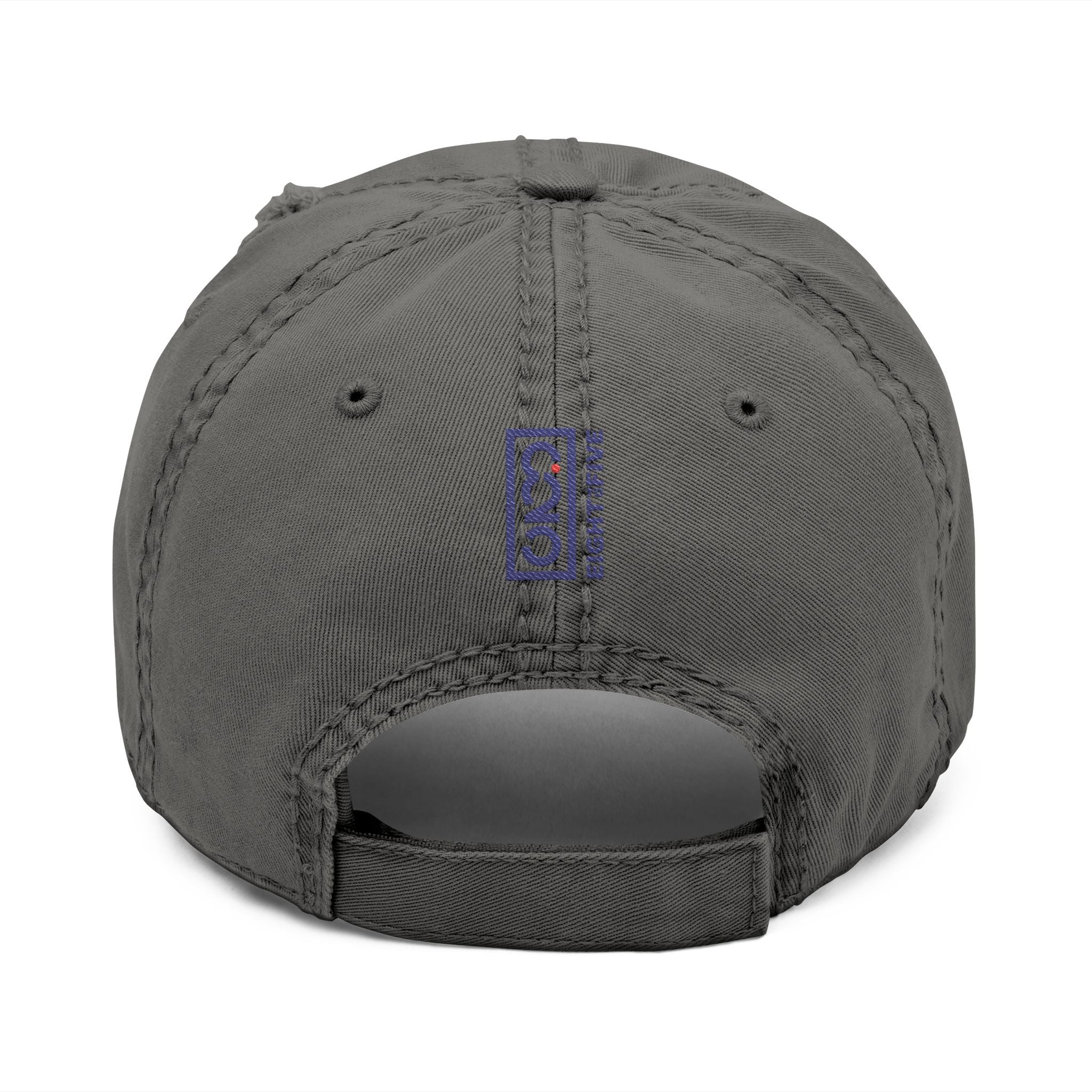 825 On Your Mark Embroidered Distressed Hat