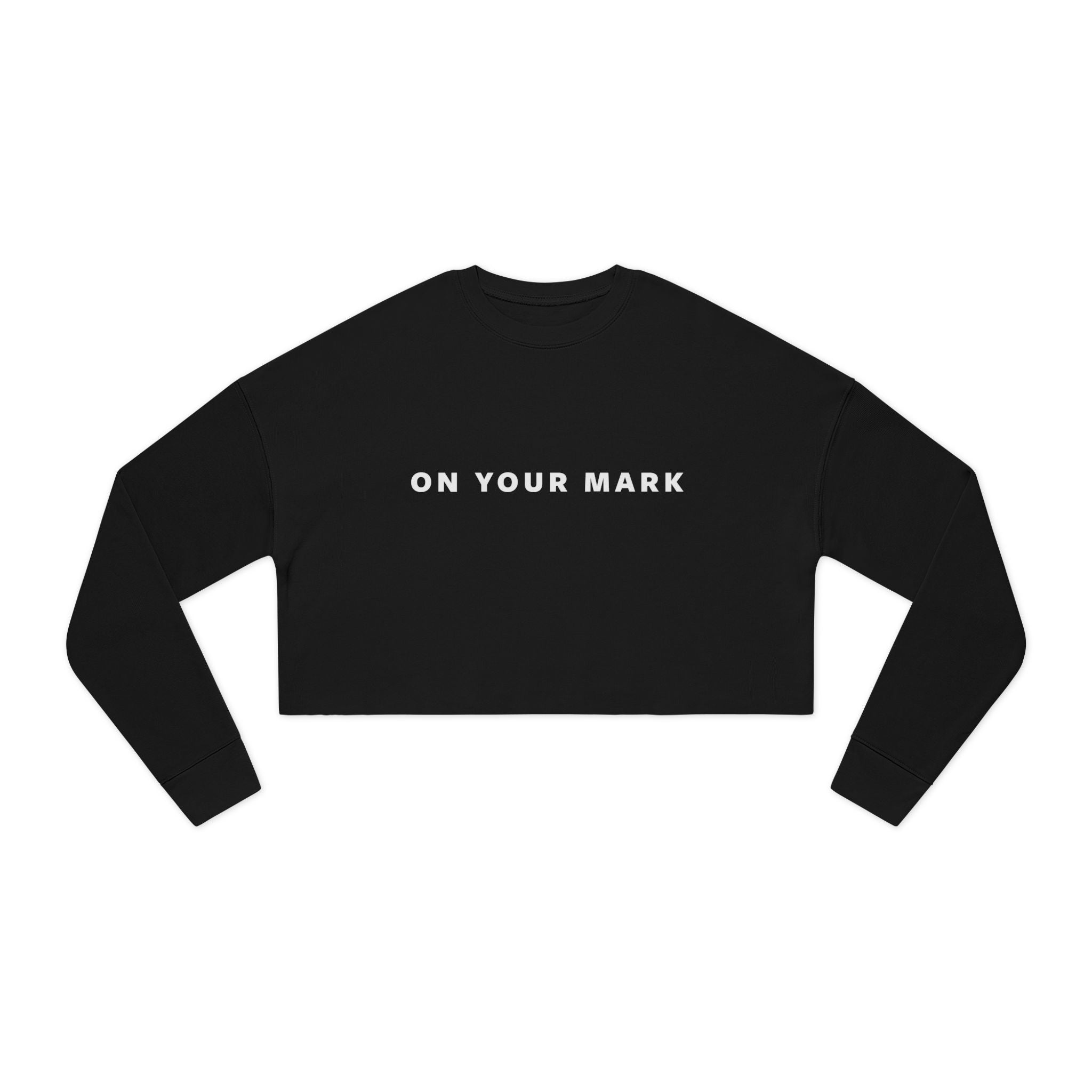 On Your Mark Cropped Sweatshirt