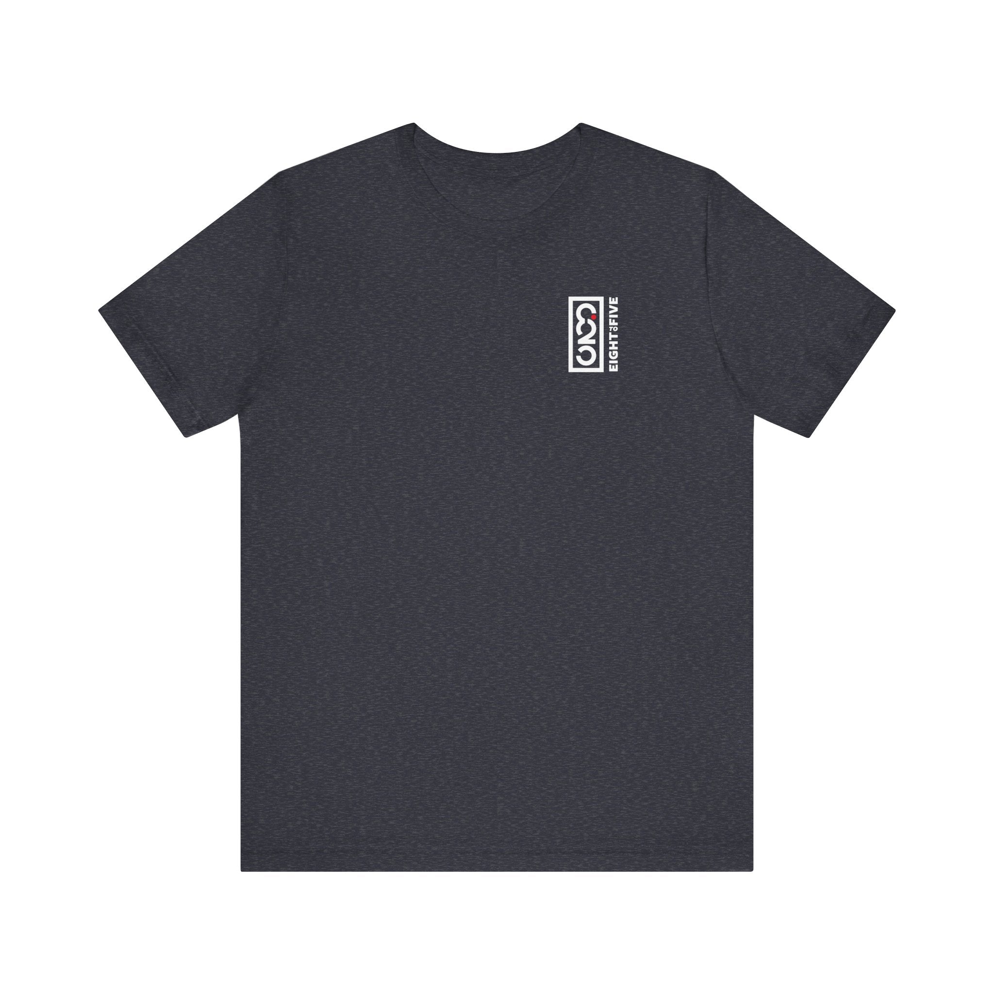 825 White Logo Red Dot Basic Tee Unisex