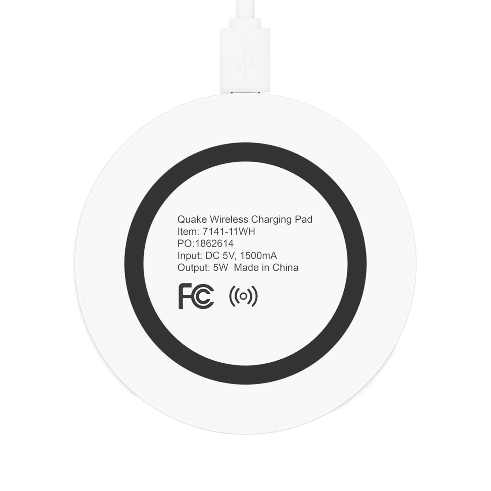 825 Color Logo Wireless Charging Pad