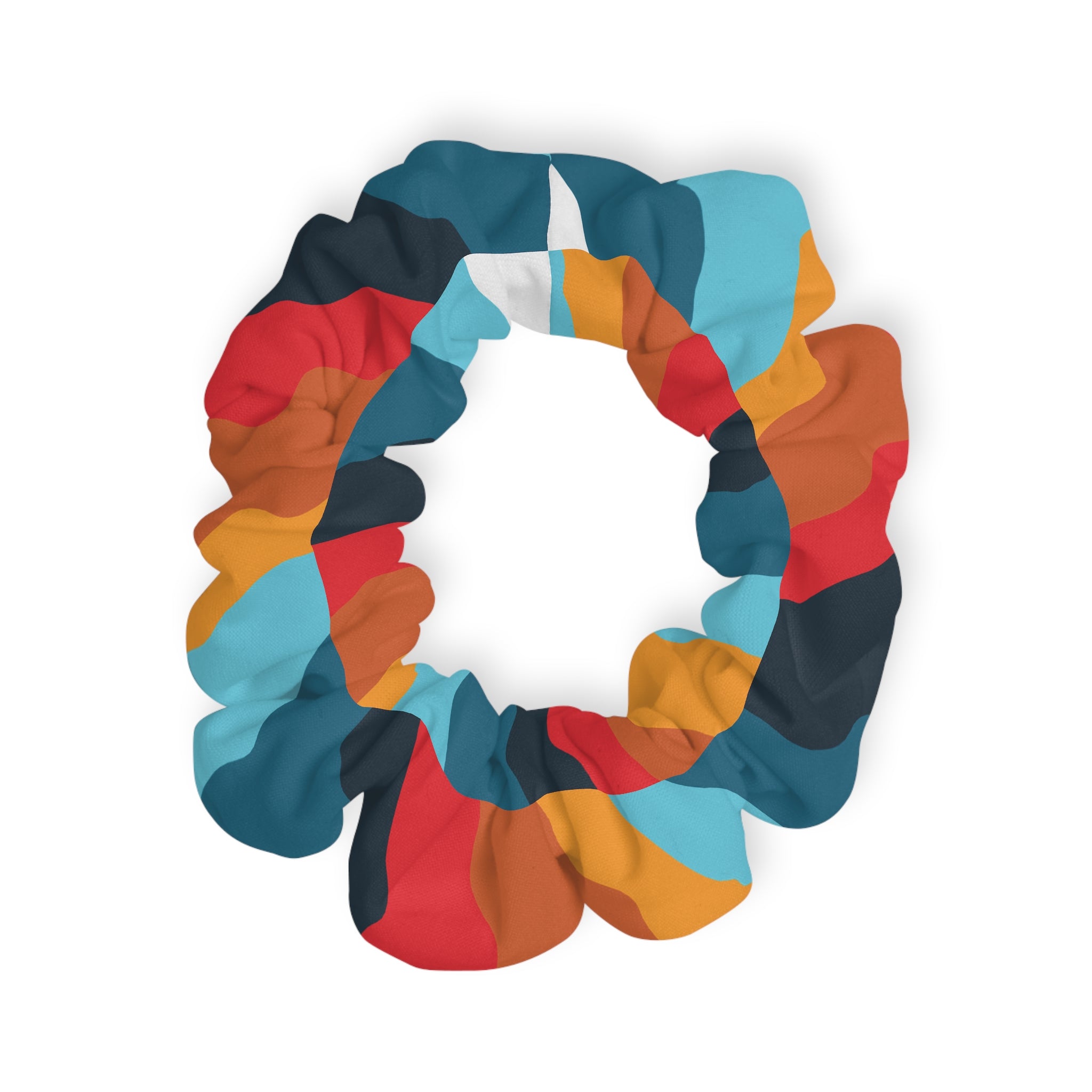 825 Color Stripe Scrunchie