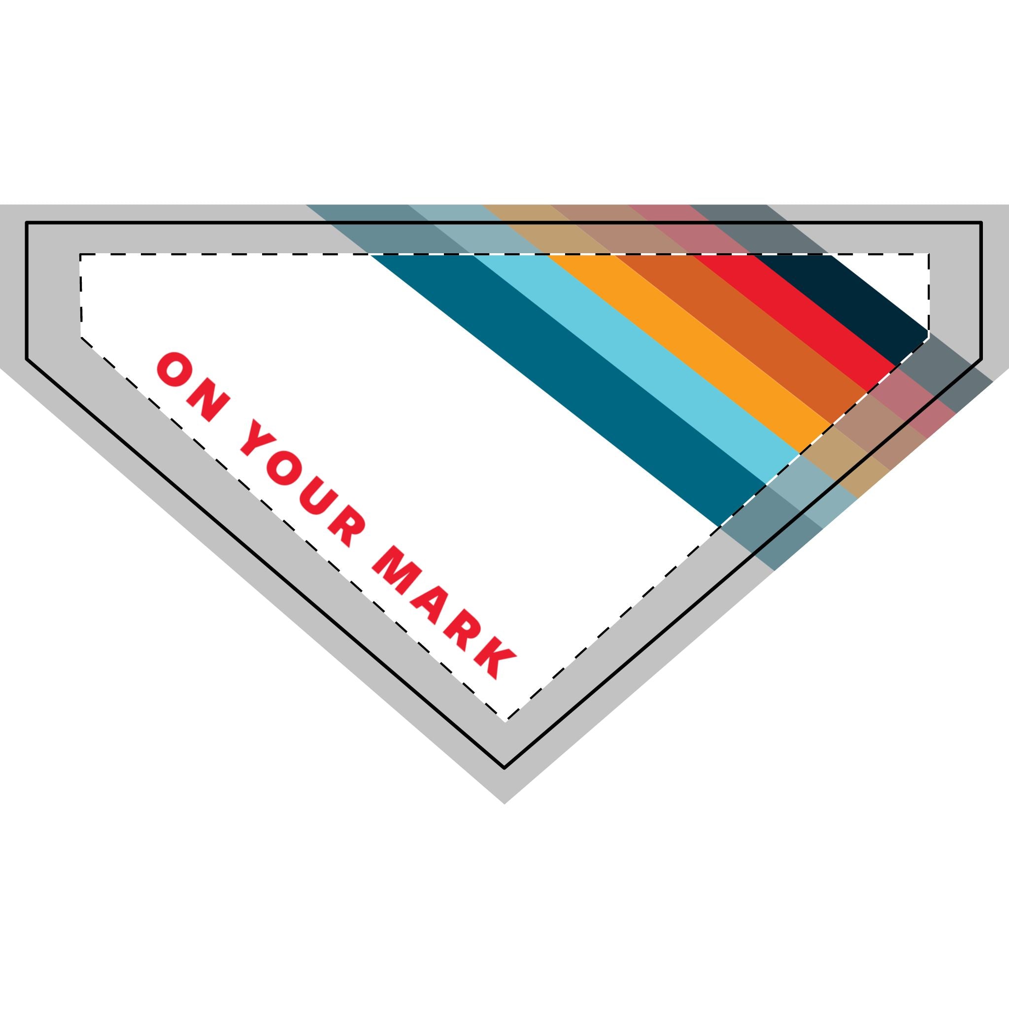 825 On Your Mark Clip-on Pet Bandana