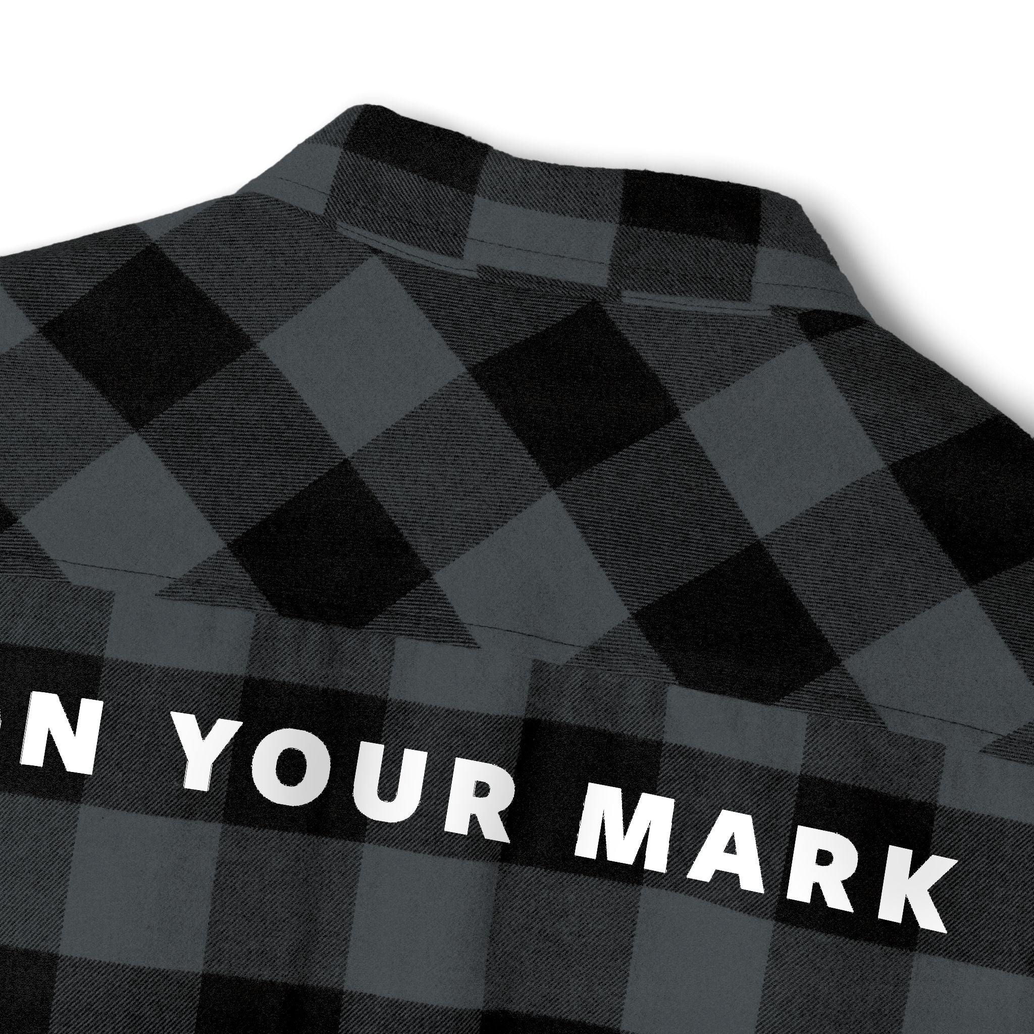 825 On Your Mark Embroidered Flannel Shirt