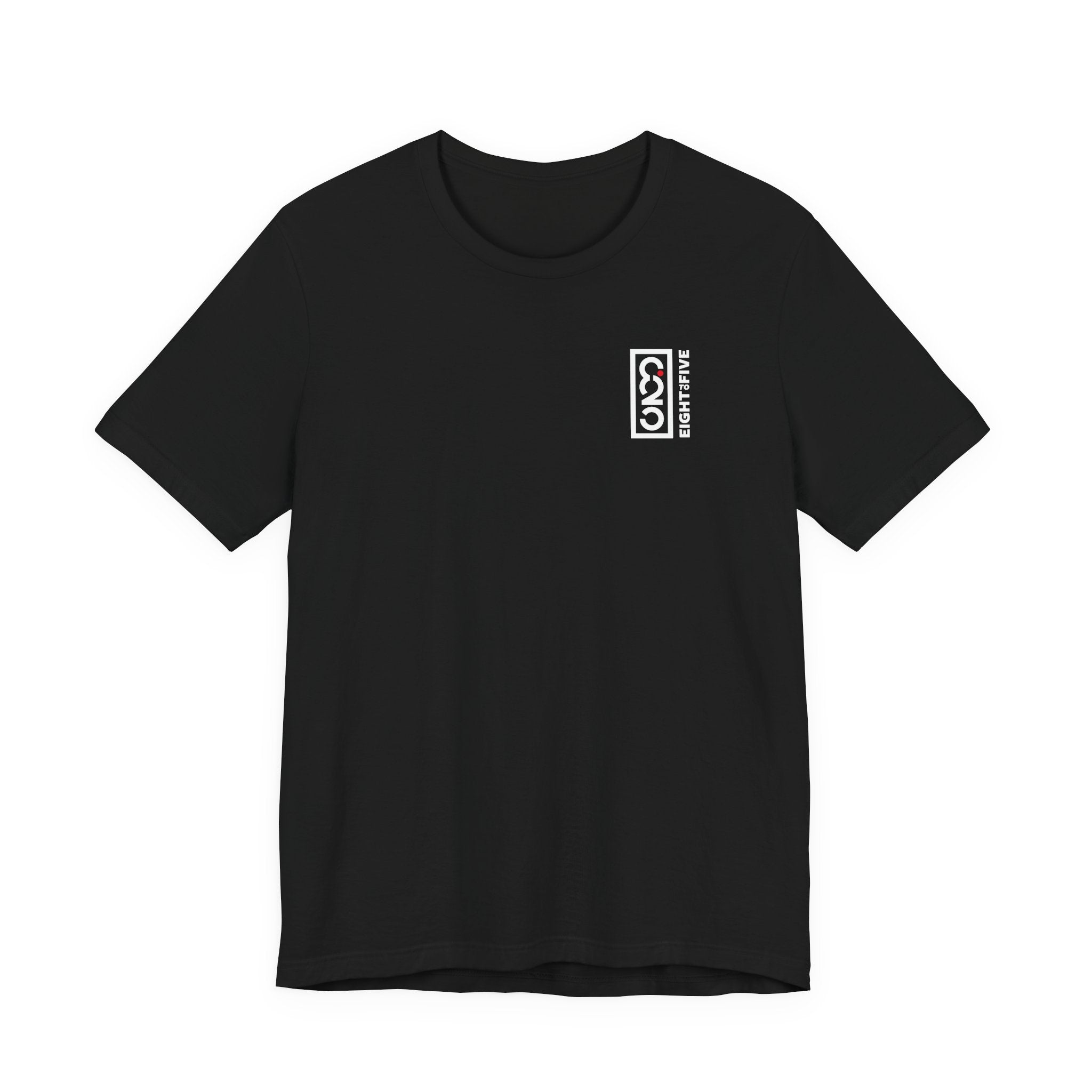 825 White Logo Red Dot Basic Tee Unisex