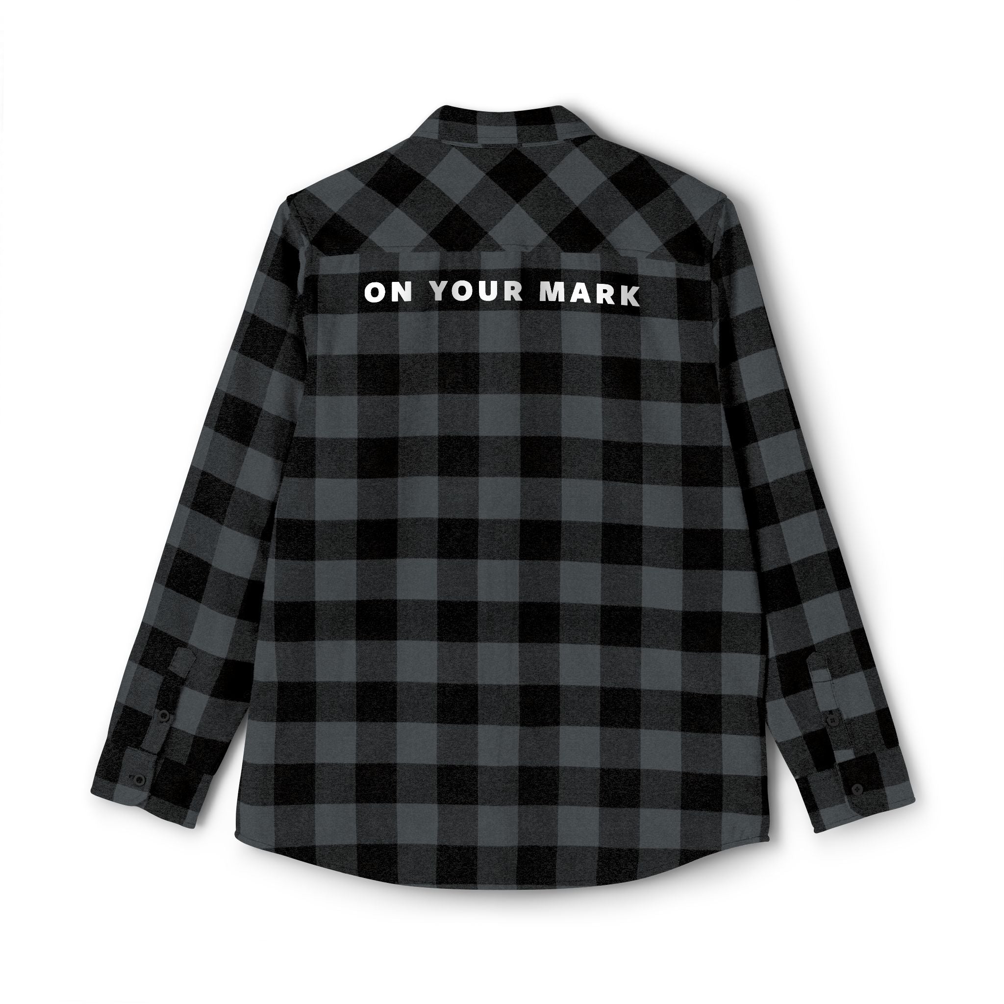 825 On Your Mark Embroidered Flannel Shirt