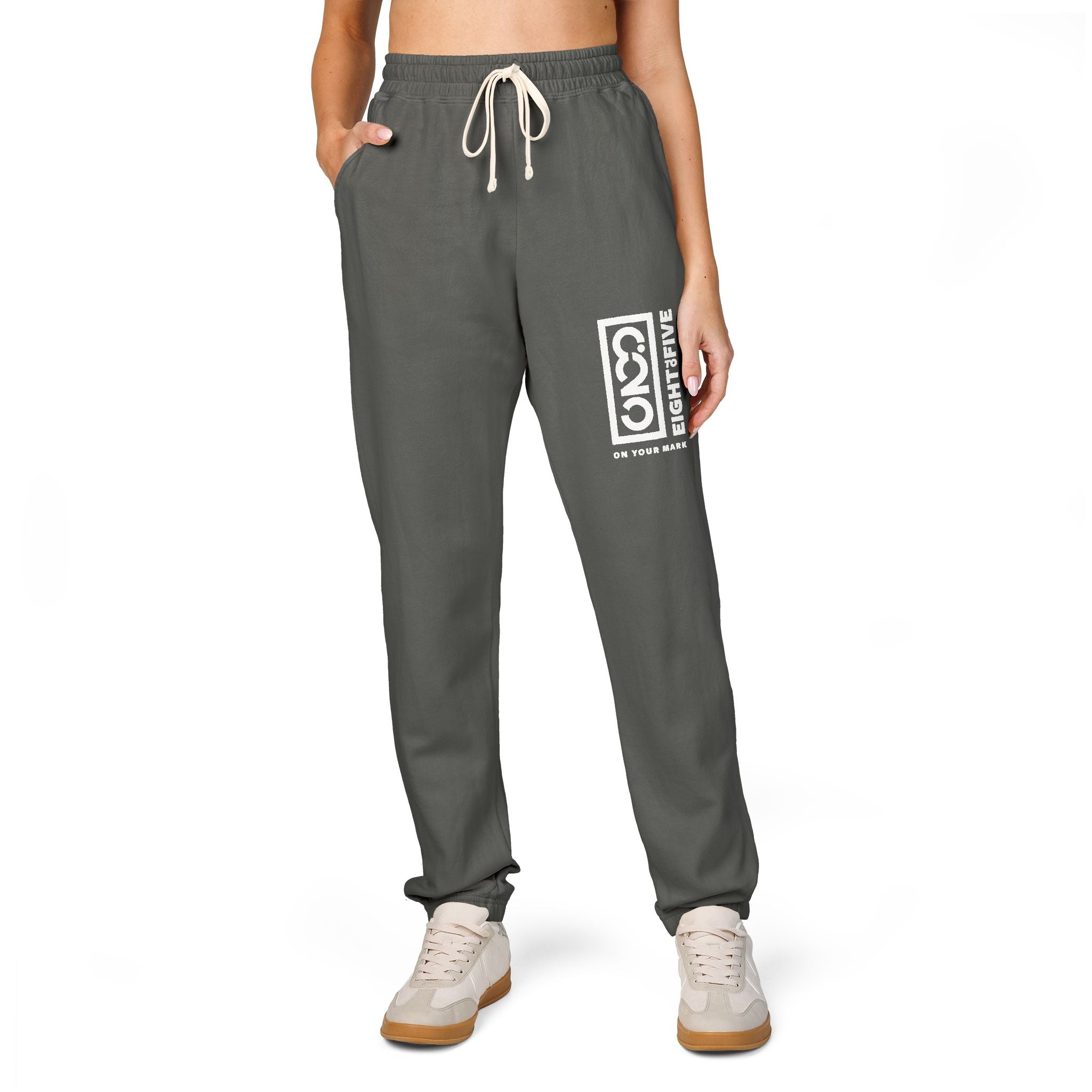 825 White Logo Sweatpants