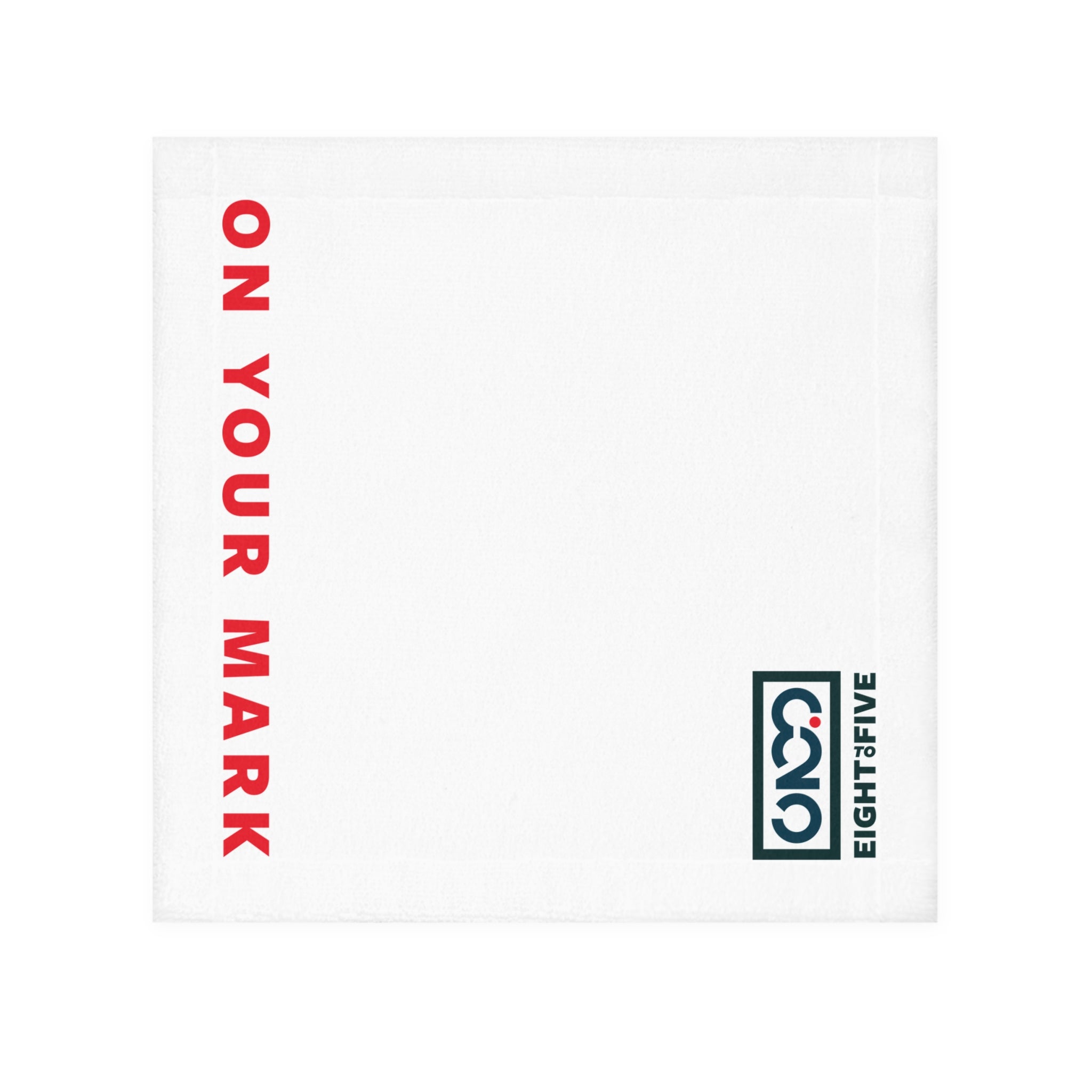 825 Color Logo On Your Mark Towel