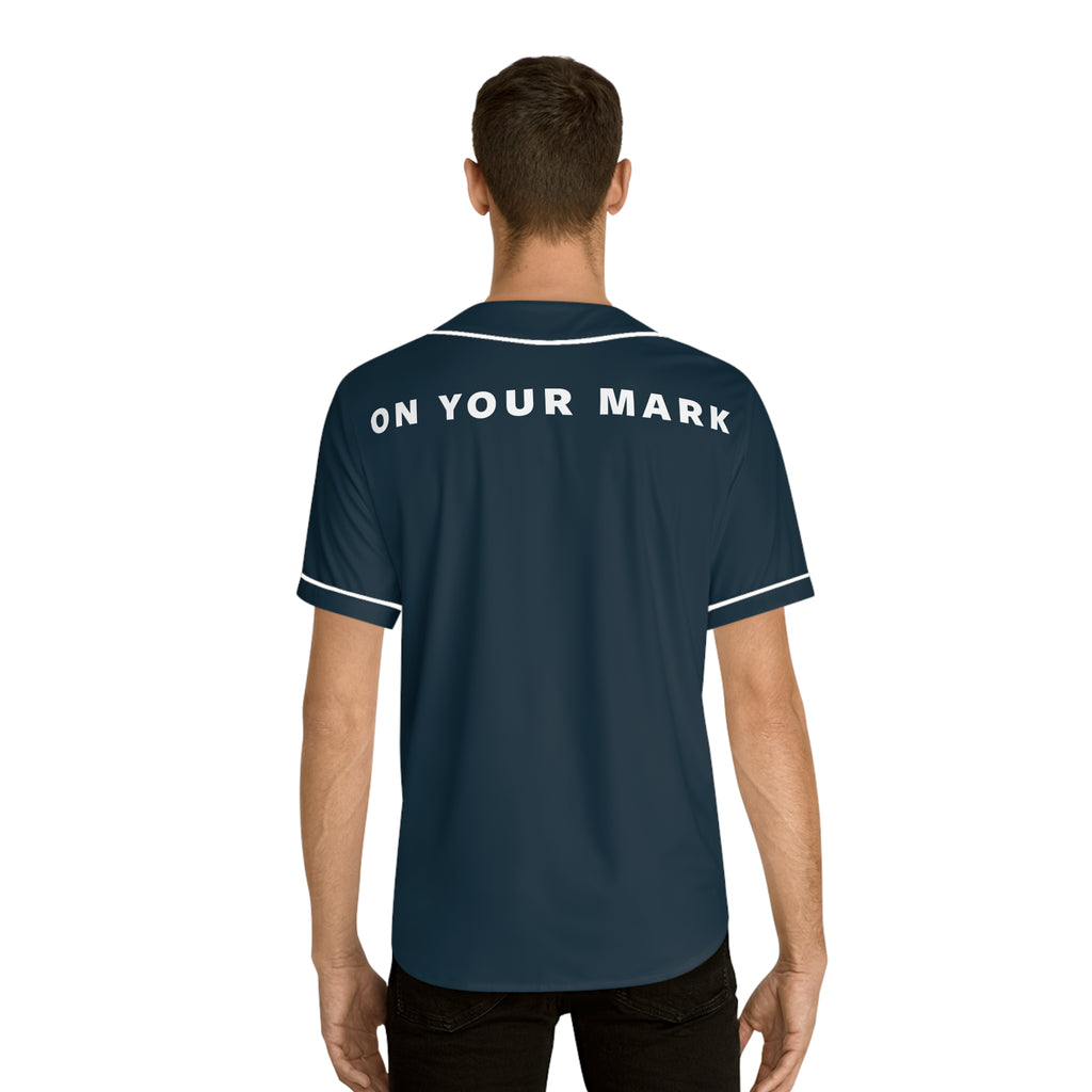 825 Men's White Logo Baseball Jersey