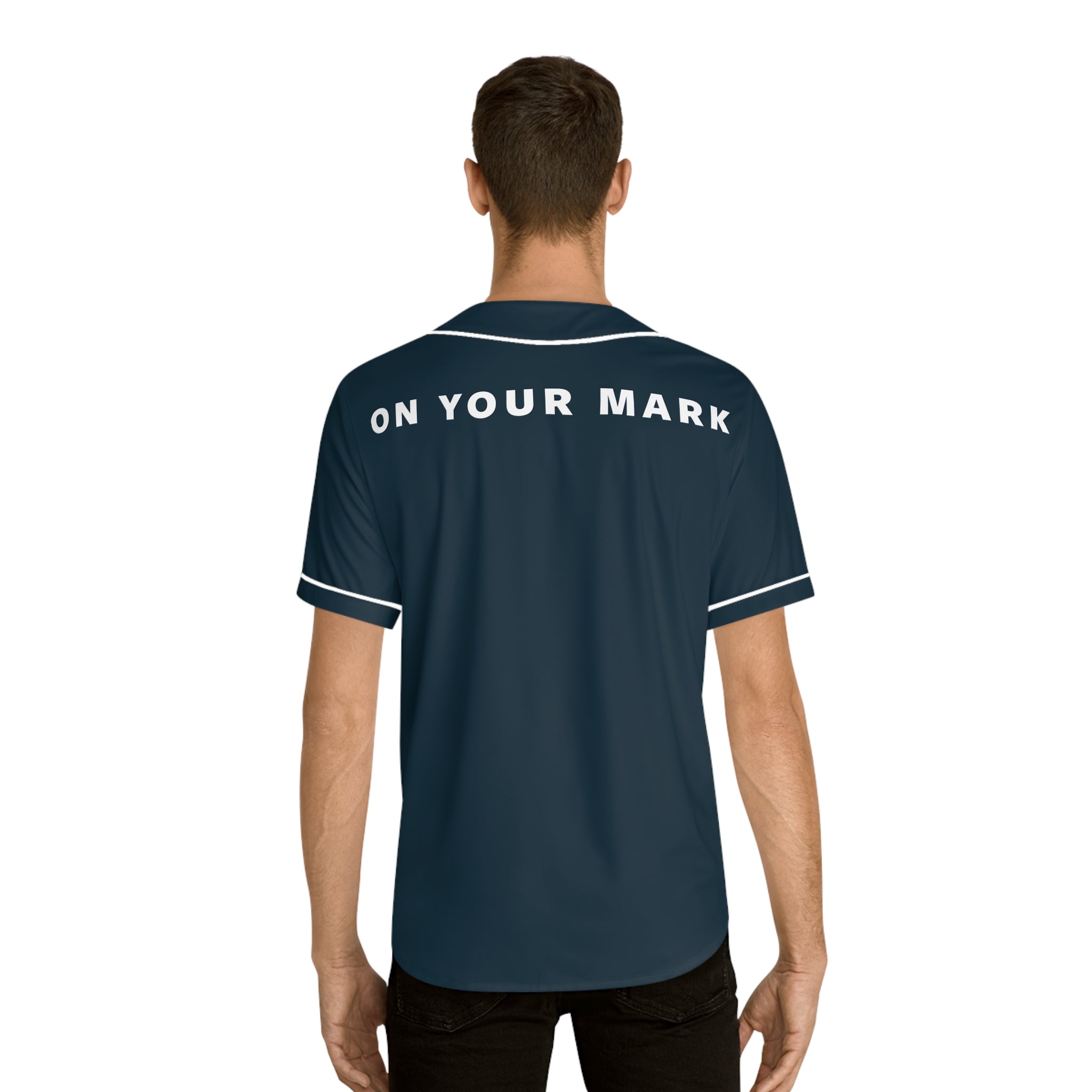 825 Men's White Logo Baseball Jersey