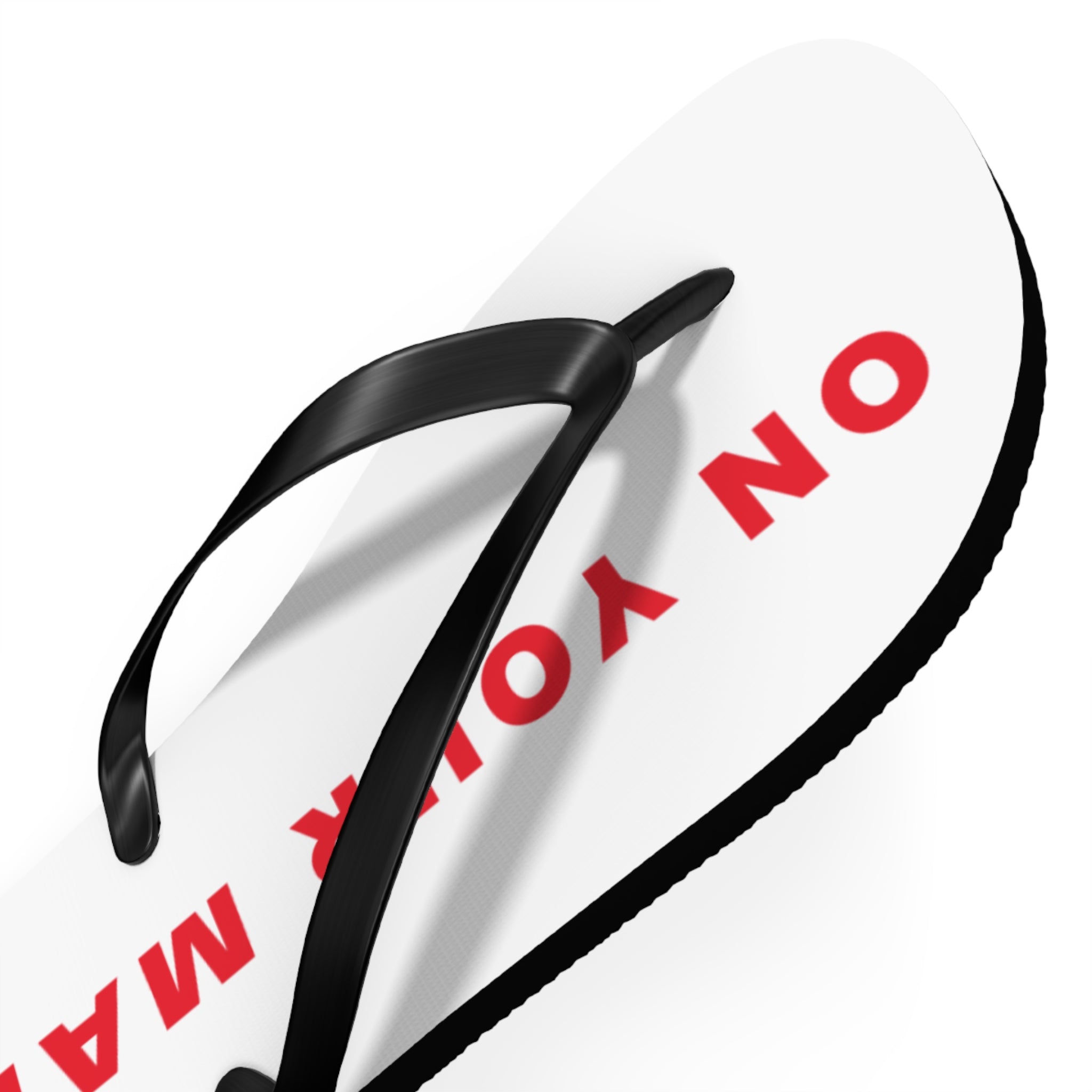 825 On Your Mark Flip Flops Unisex