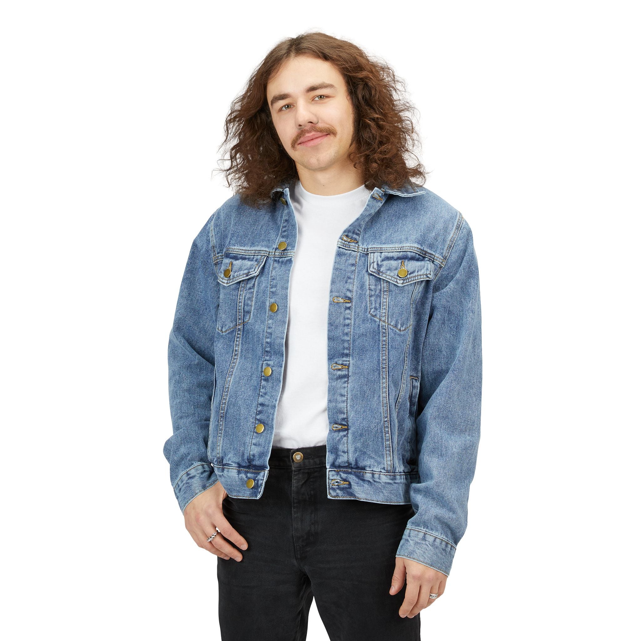 BAC Denim Jacket — Vintage Custom Crest Back Print