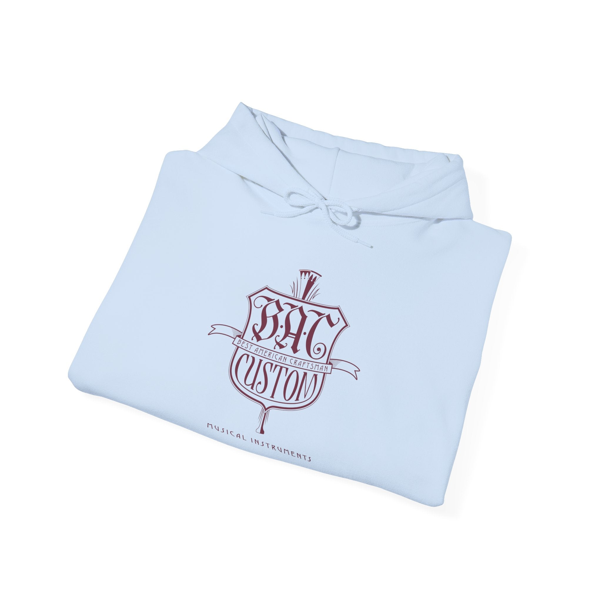 BAC Vintage Crest Hoodie — Custom Gothic Emblem Pullover