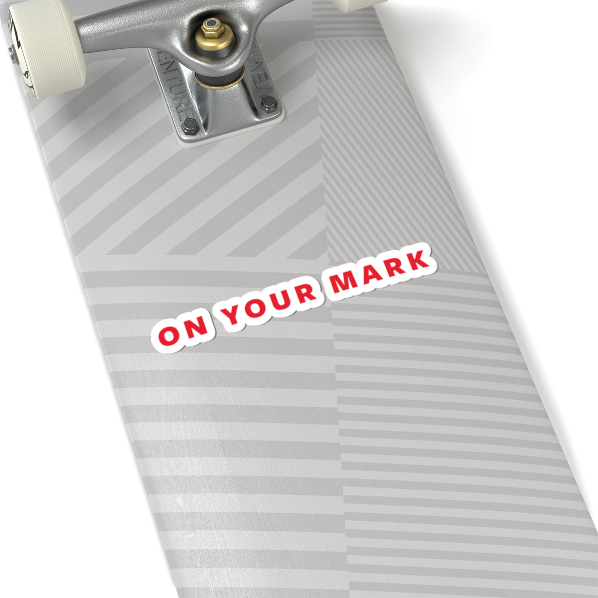 825 On Your Mark Kiss-Cut Sticker
