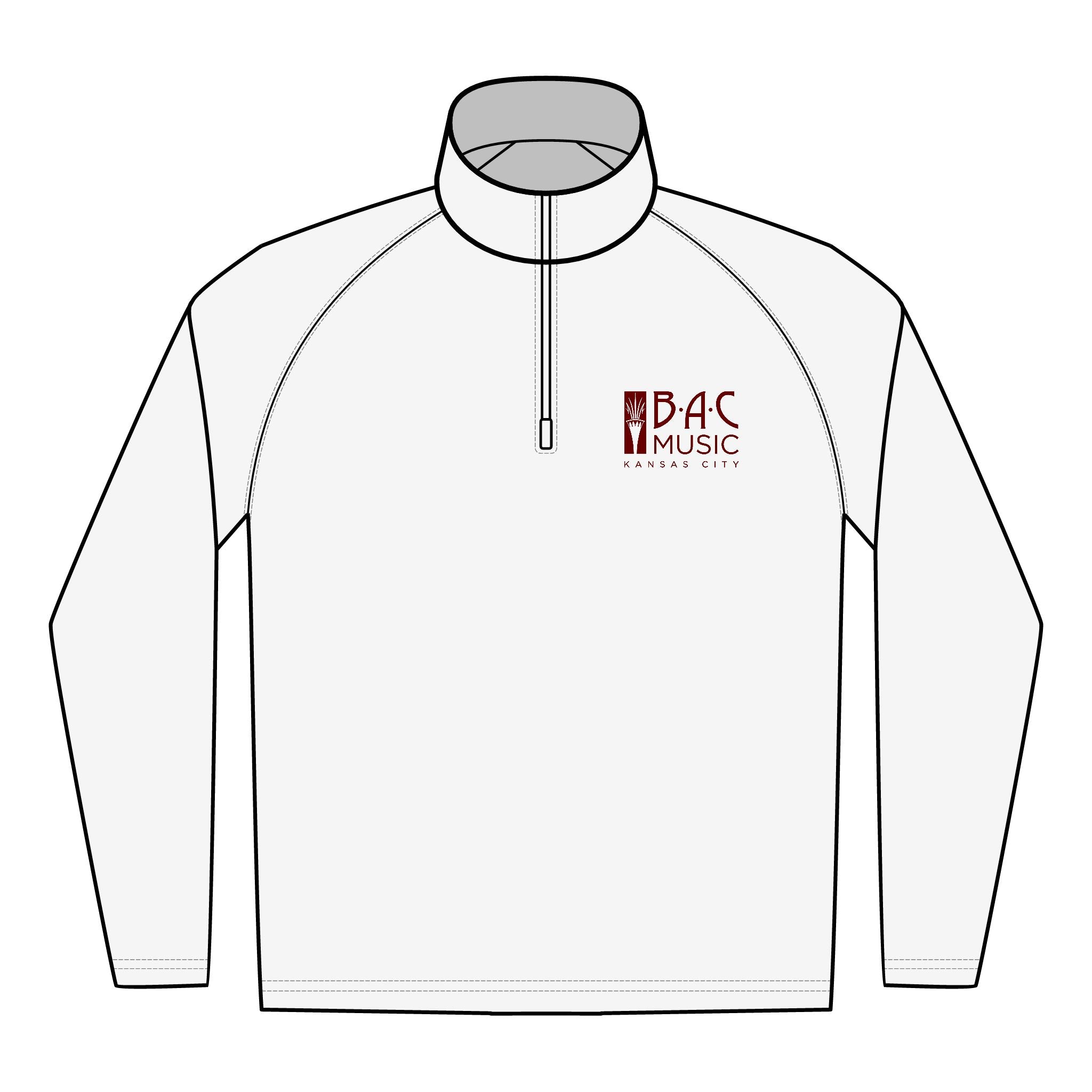 BAC Music Embroidered Quarter-Zip Pullover