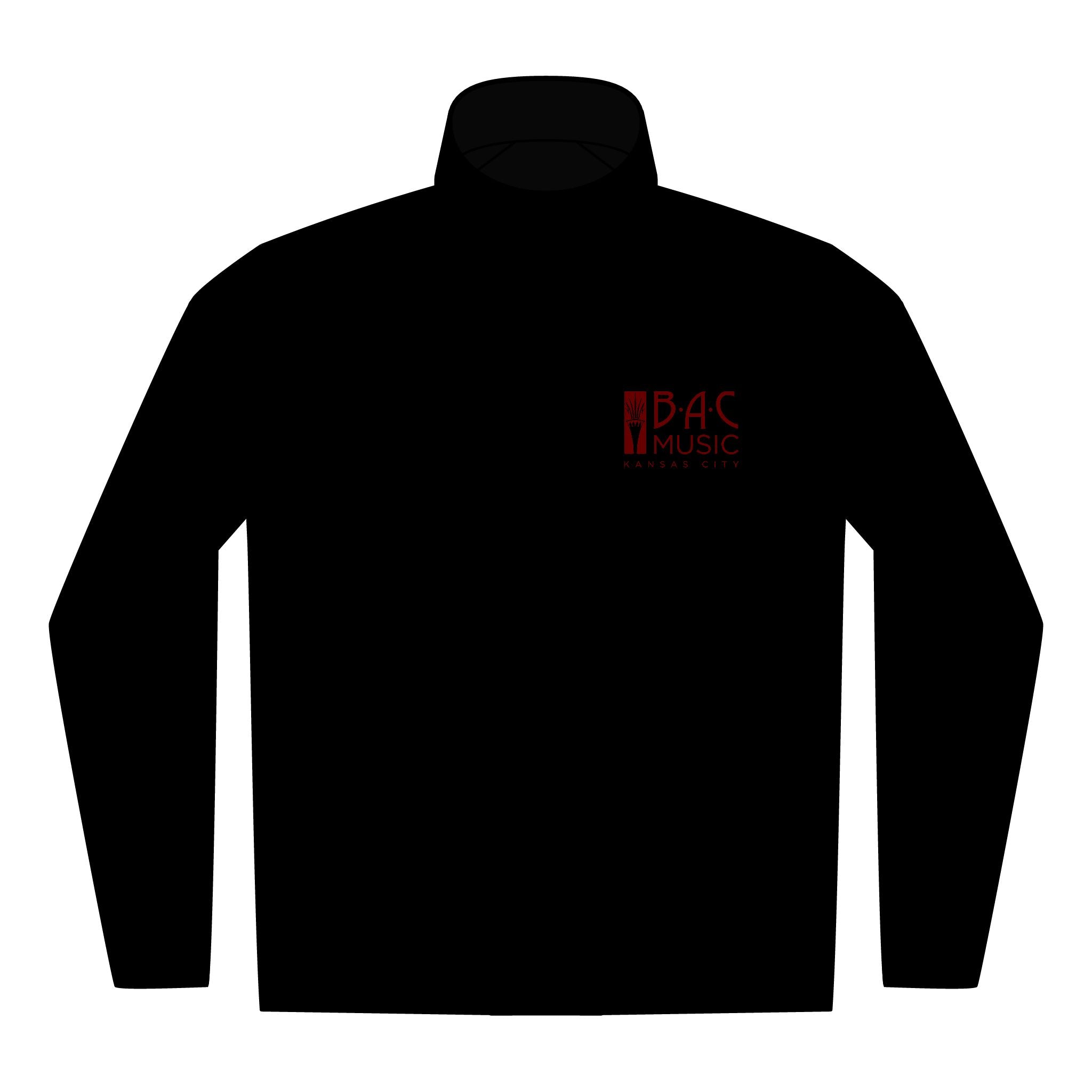BAC Music Embroidered Quarter-Zip Pullover