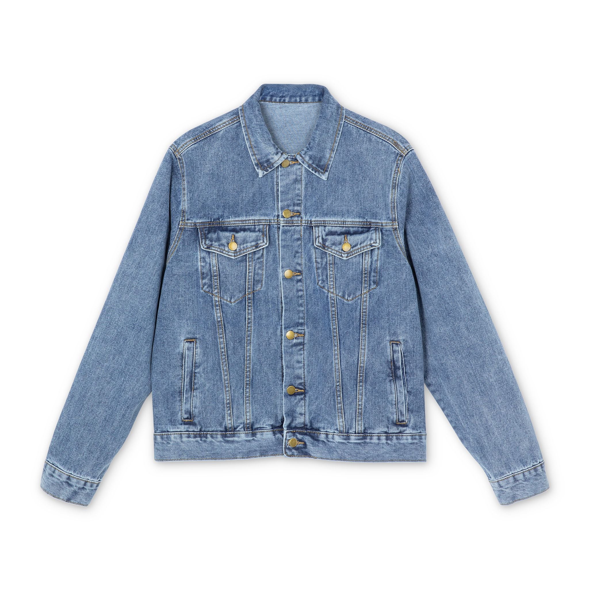 BAC Denim Jacket — Vintage Custom Crest Back Print