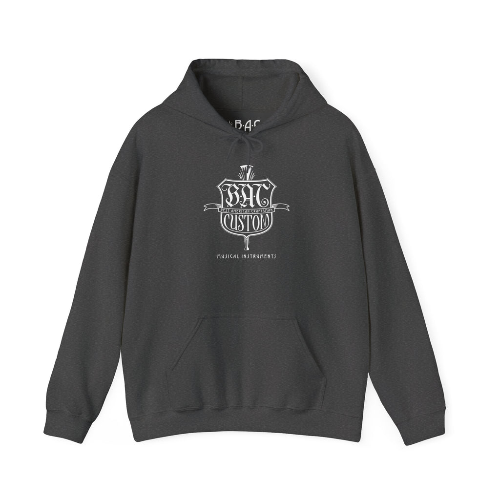 BAC Vintage Crest Hoodie — Custom Gothic Emblem Pullover