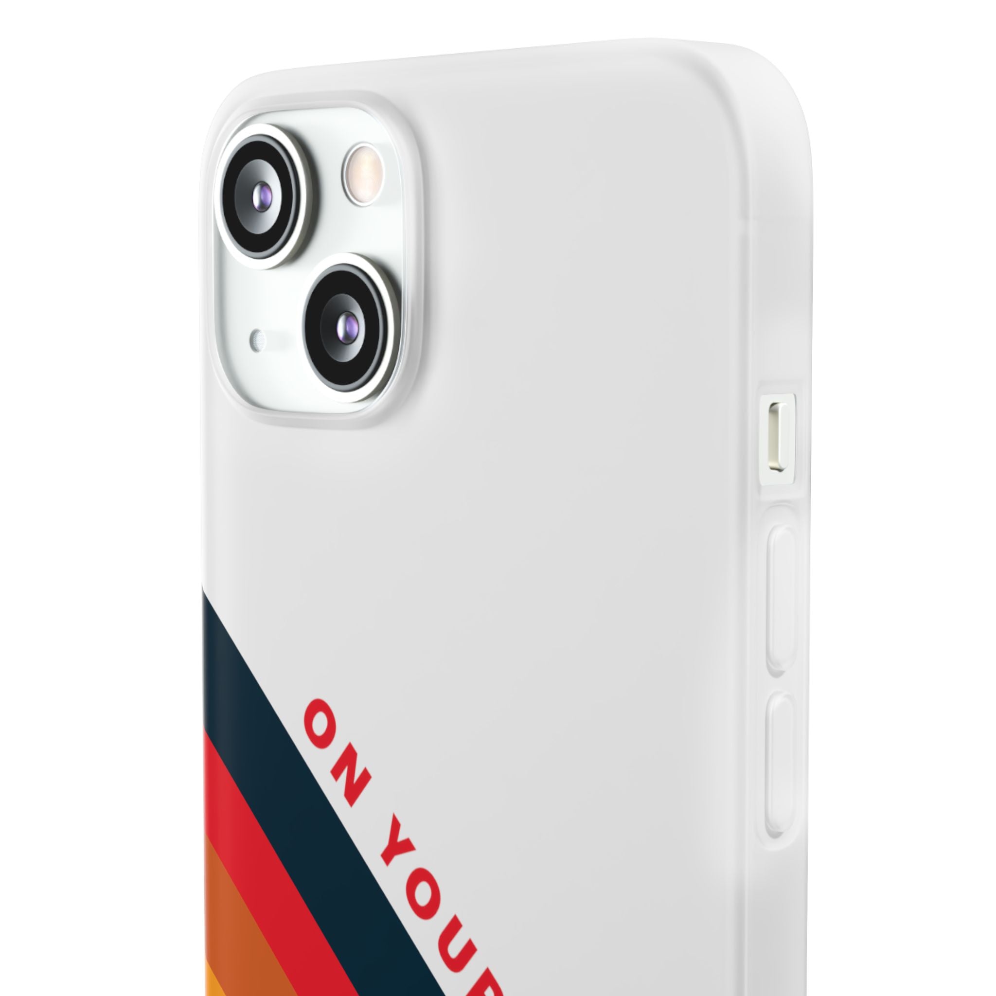 825 - On Your Mark Color Stripe Phone Case - iPhone and Samsung Galaxy