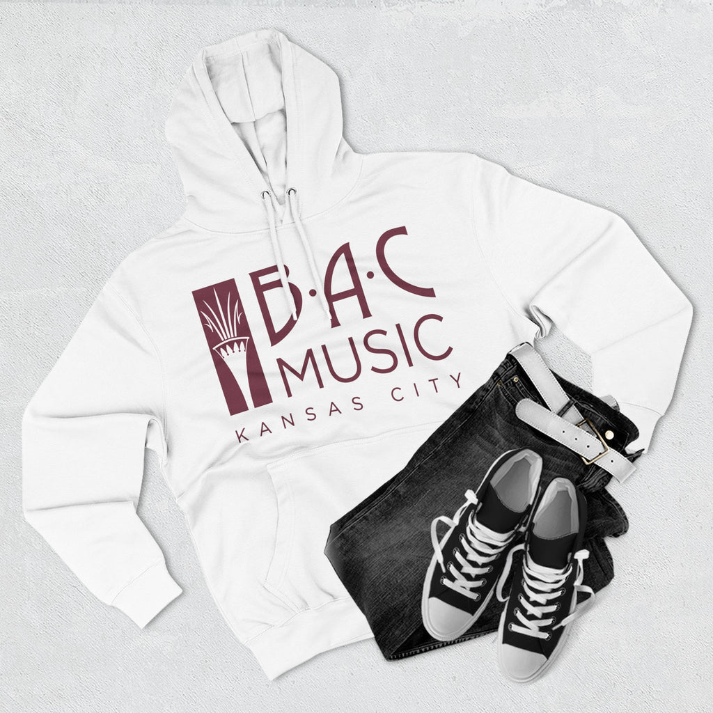 BAC Music Kansas City Hoodie — Three-Panel Fleece Music Logo Pullover