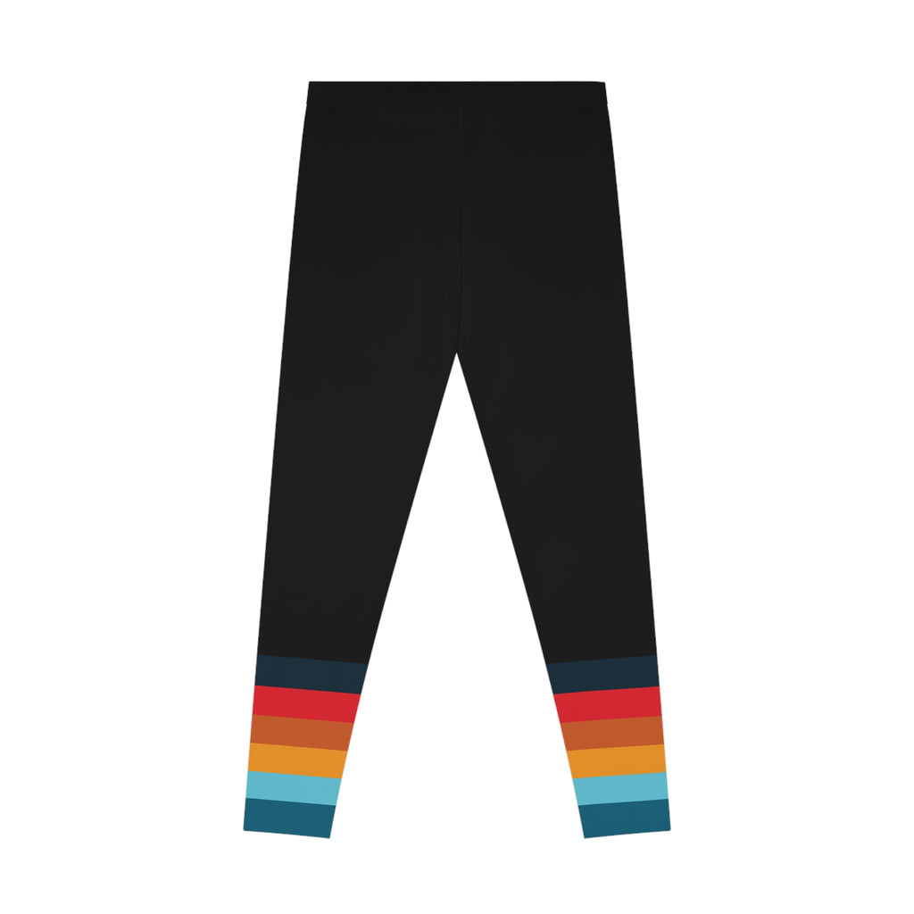 825 Color Stripe Stretchy Leggings