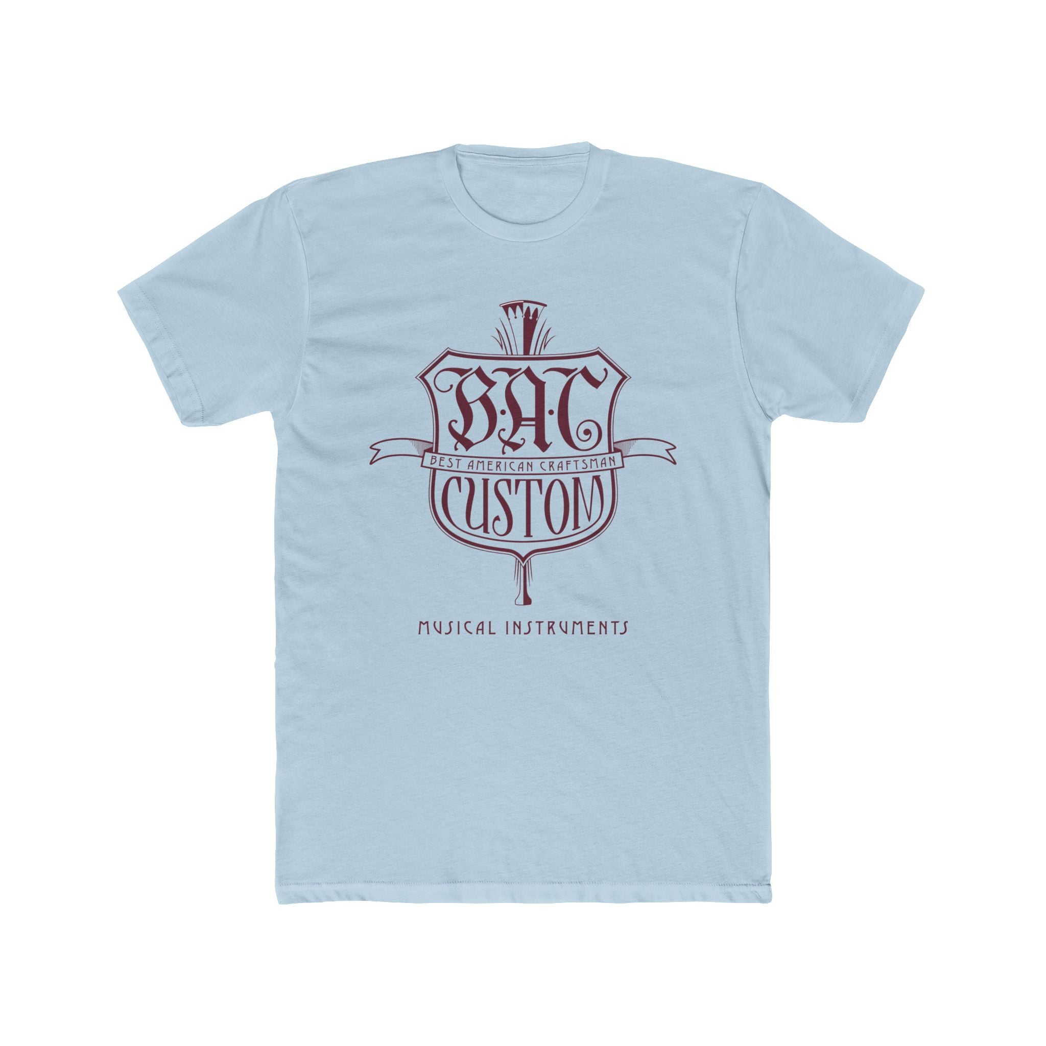 BAC Custom Guitarist Tee – 'BAC Custom Musical Instruments' Vintage Logo T-Shirt