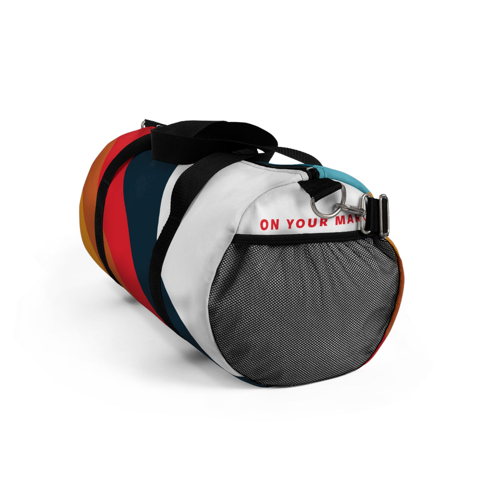 825 Color Striped Duffel Bag