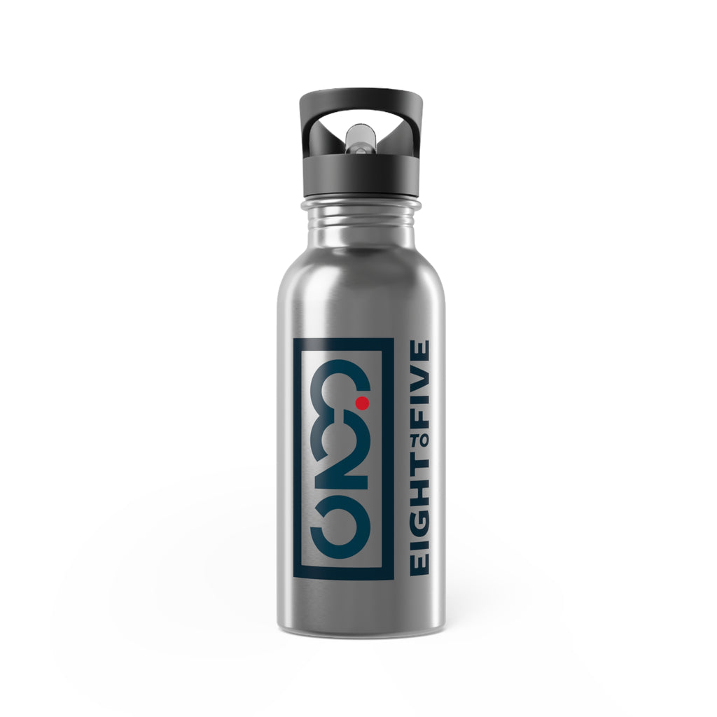 825 Color Logo Stainless Steel Water Bottle - 20oz