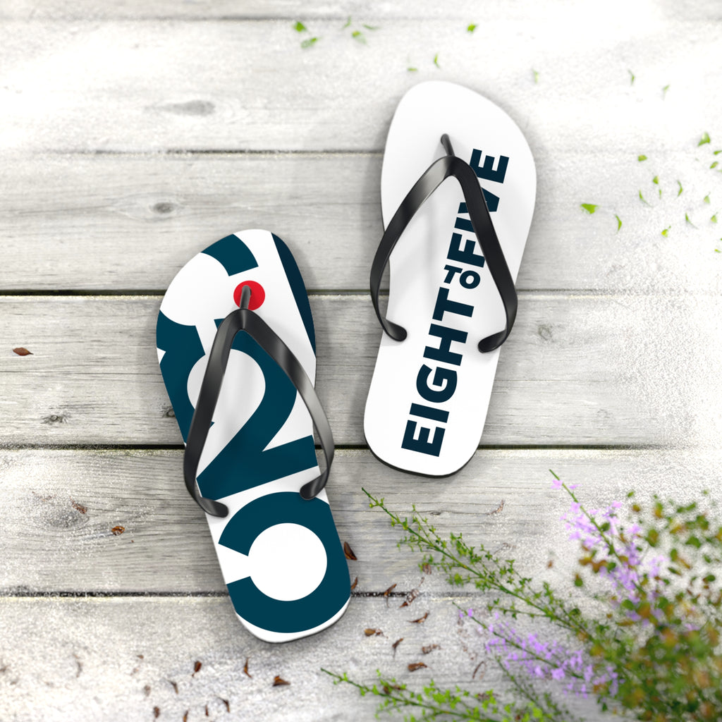 825 Color Logo Flip Flops Unisex
