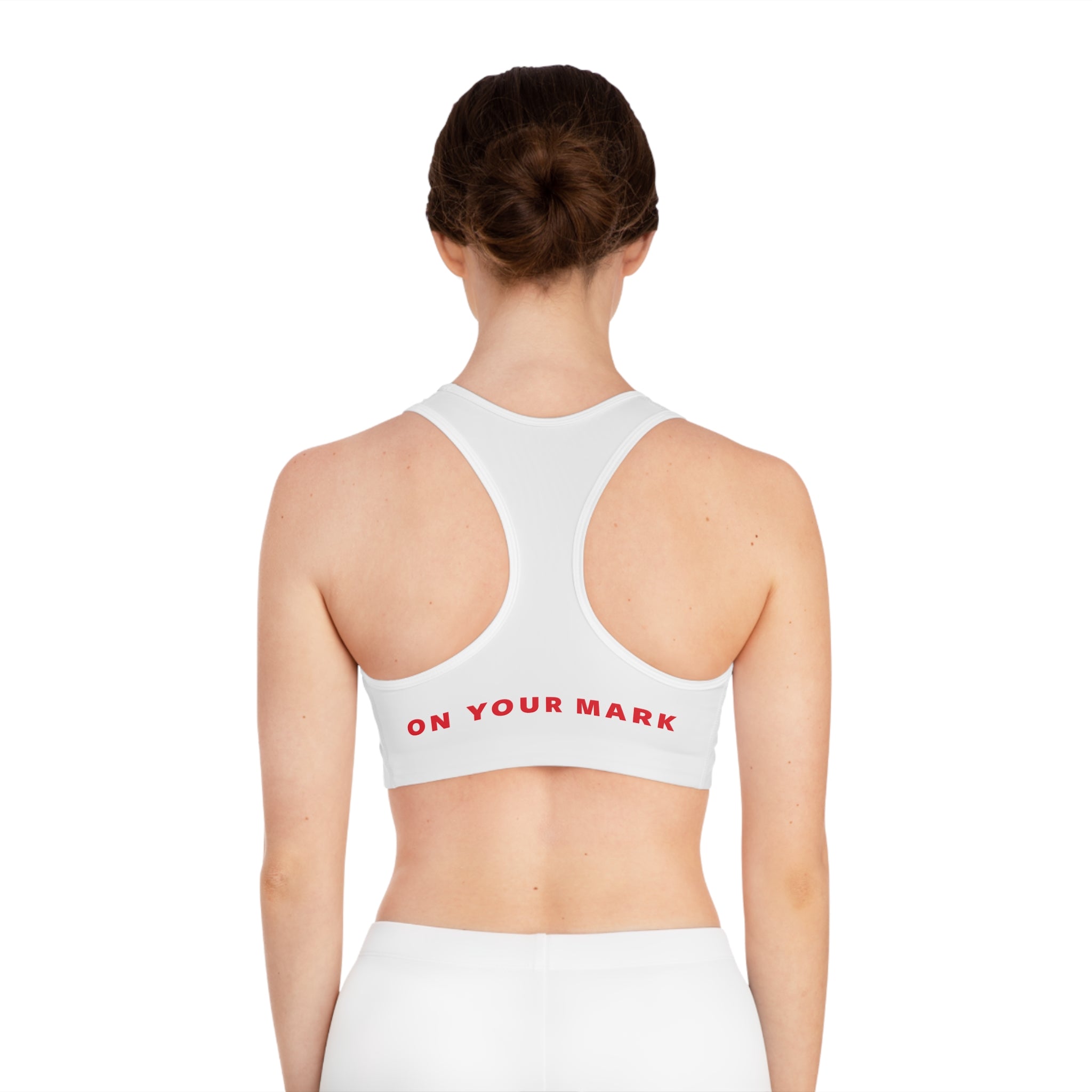 825 On Your Mark Color Stripe Sports Bra