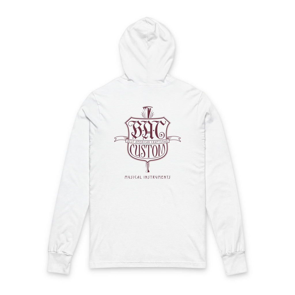 BAC Music Hooded Long Sleeve Tee — "Custom" Graphic