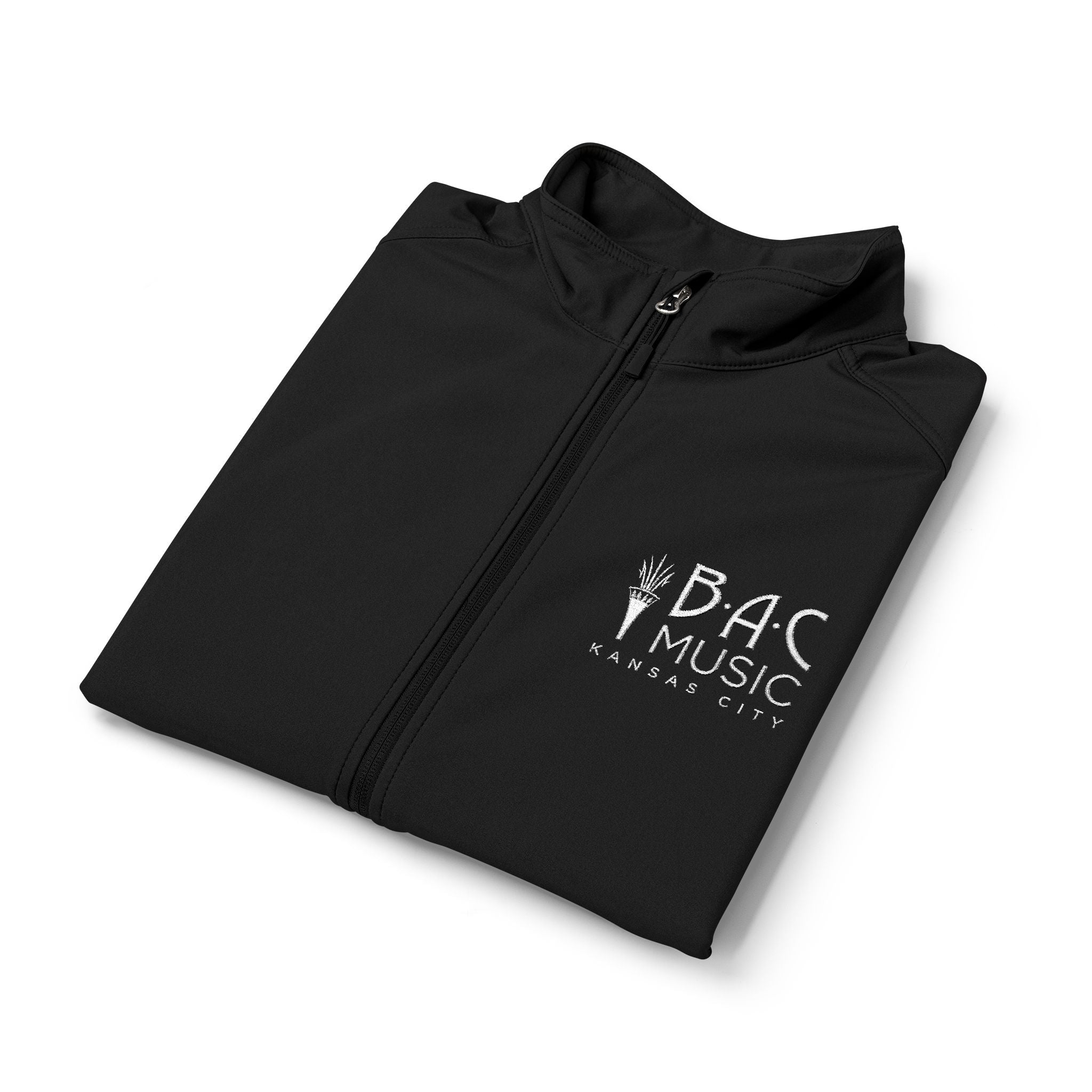 BAC Mens Soft Shell Vest — PBC Cross Country Logo