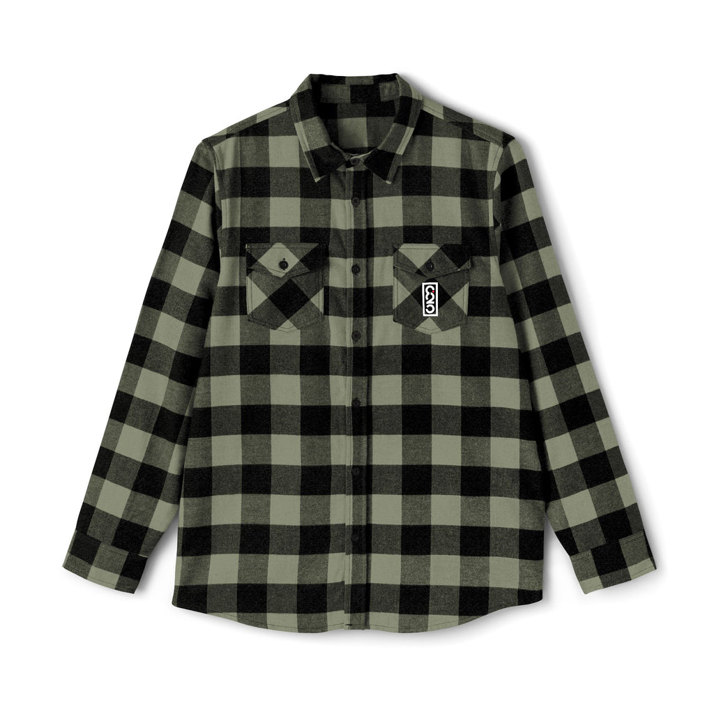 825 On Your Mark Embroidered Flannel Shirt